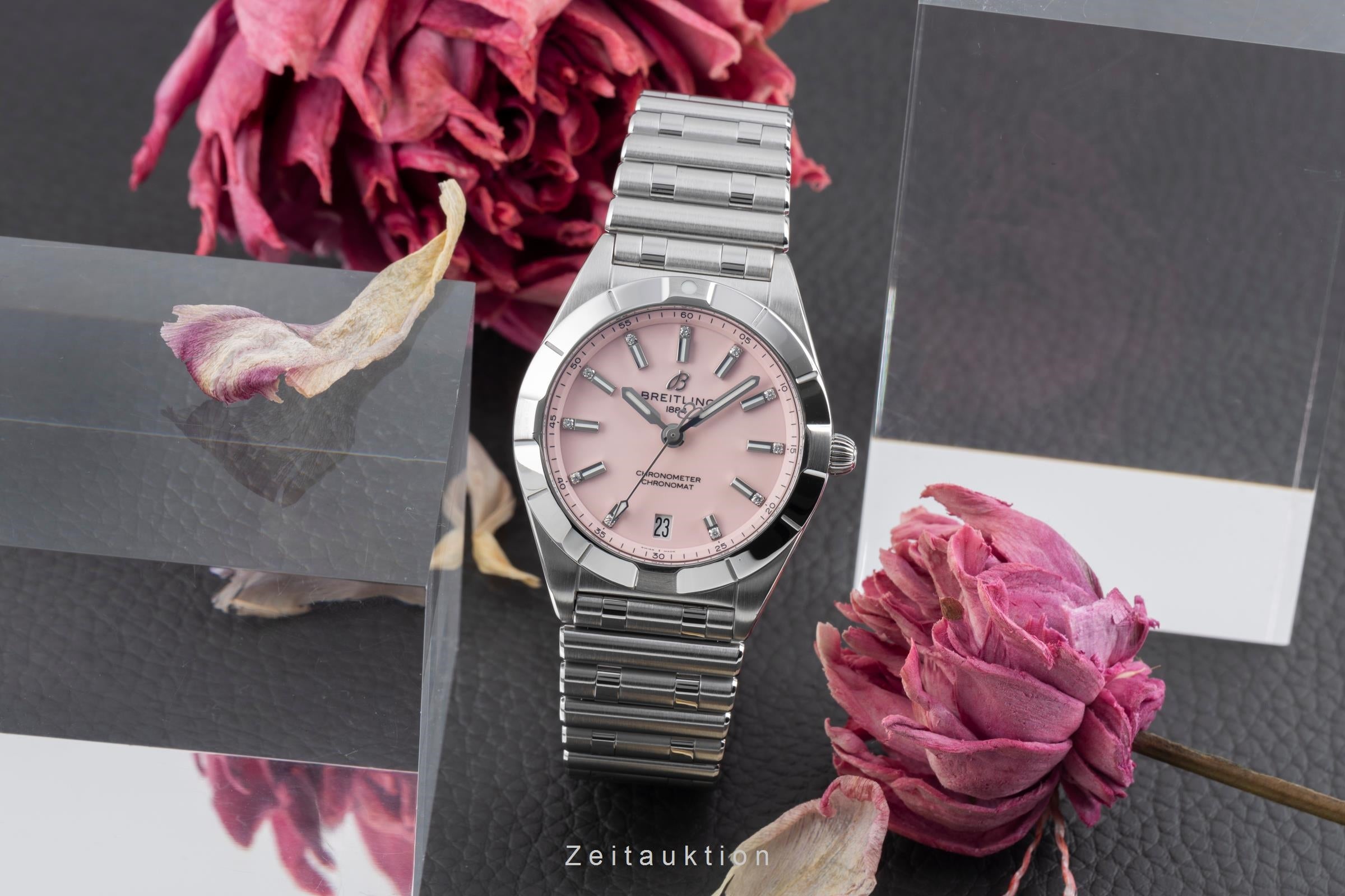 Breitling Chronomat acciaio quarzo orologio da donna A77310 LP: 5200EUR  [2506733]