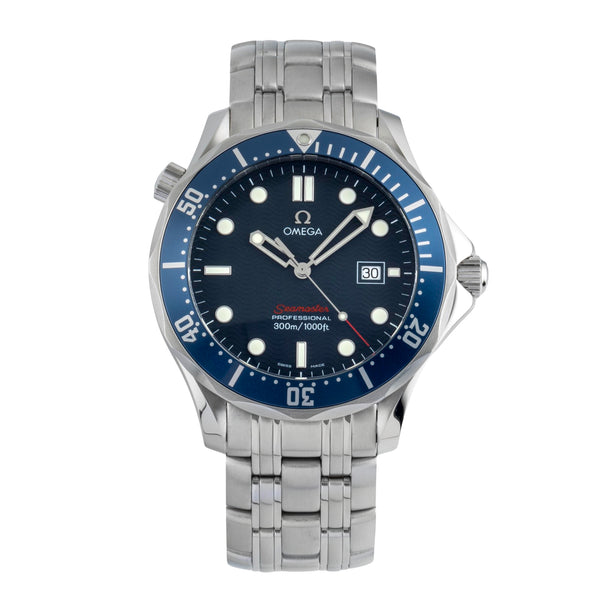 Omega Seamaster steel quartz men's watch 2221.80.00  [2506734]
