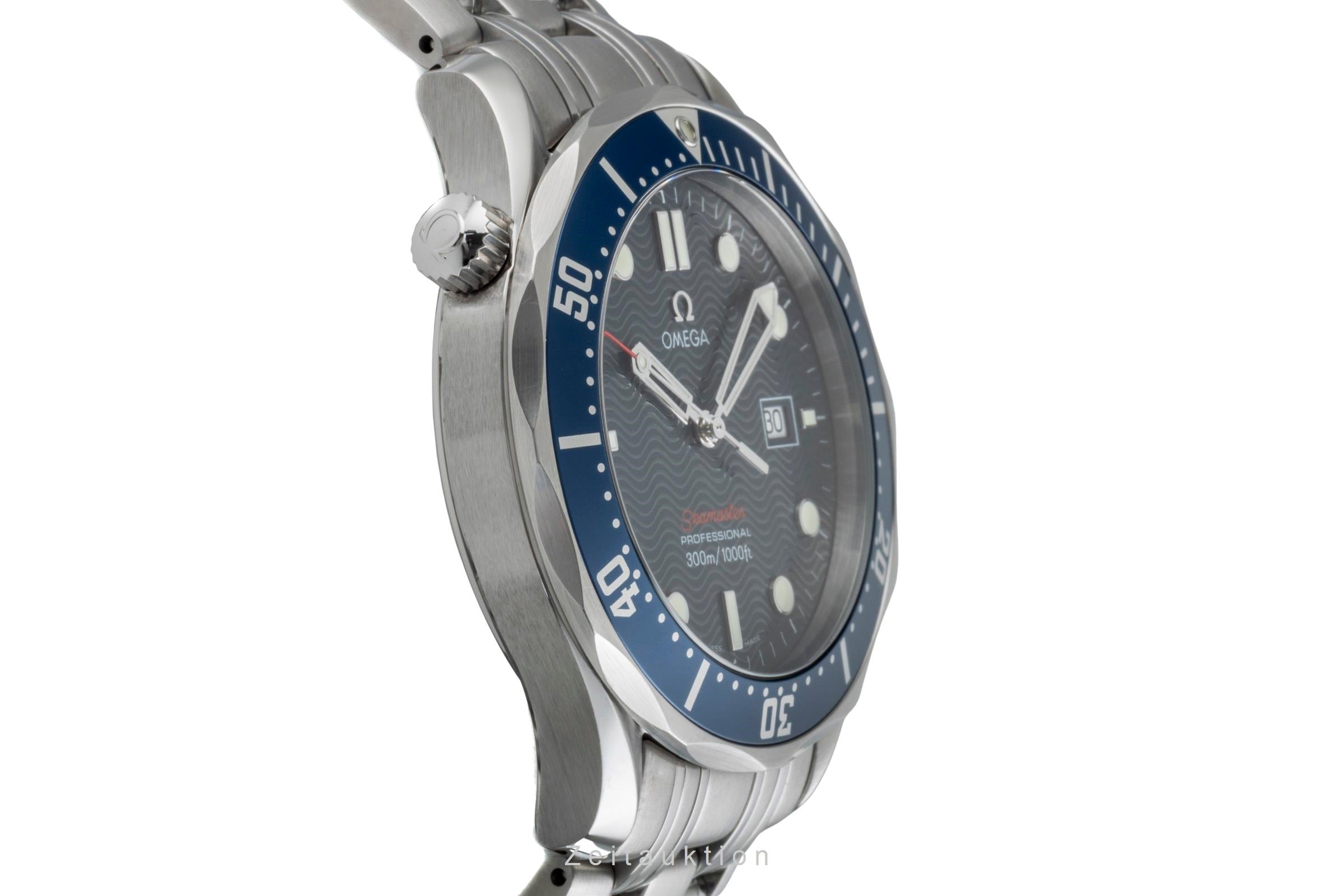 Omega Seamaster steel quartz men's watch 2221.80.00  [2506734]
