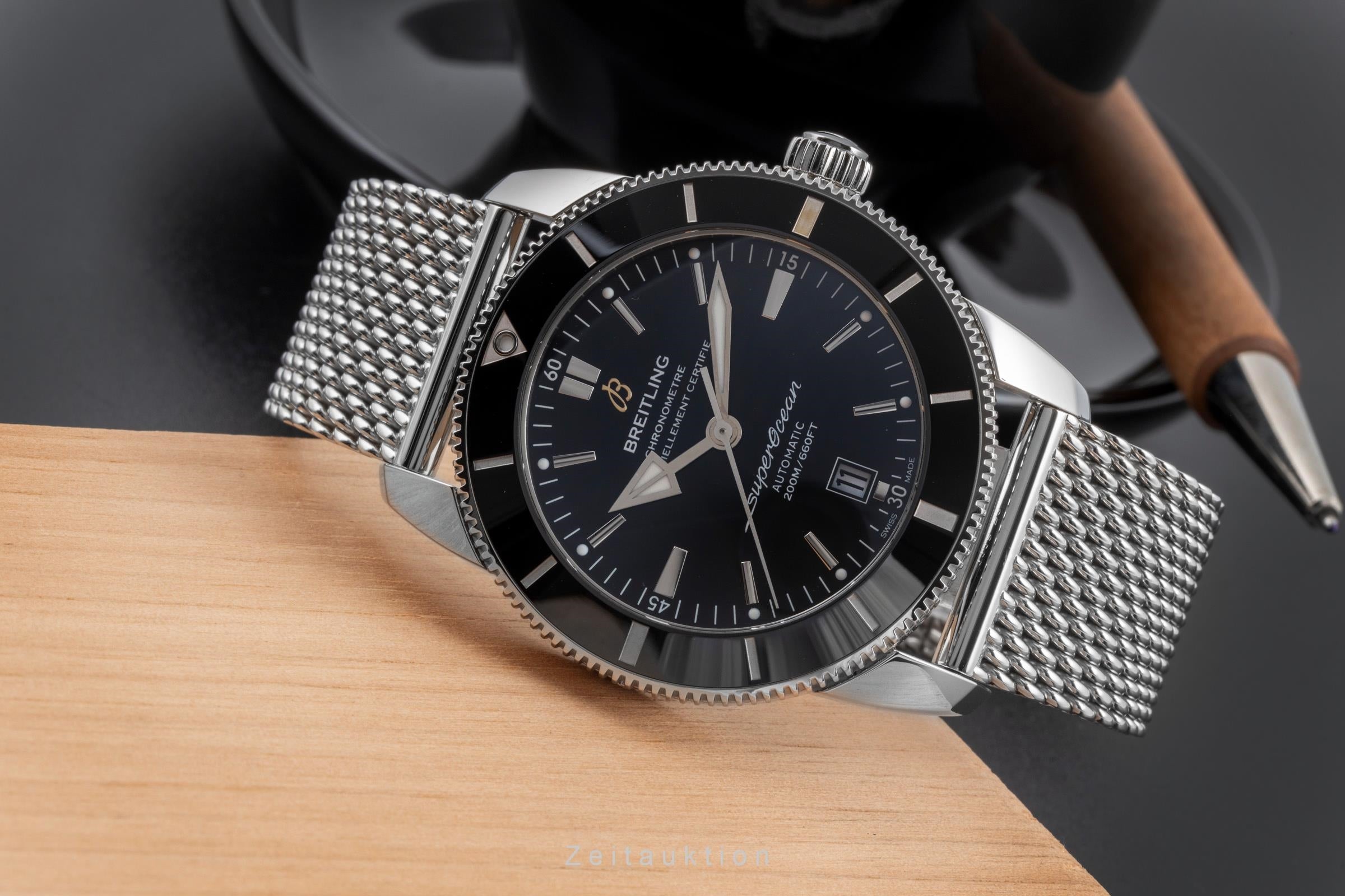 Breitling Superocean Heritage II 46 acier automatique montre pour hommes AB2020121B1A1 LP: 6050EUR  [2506735]