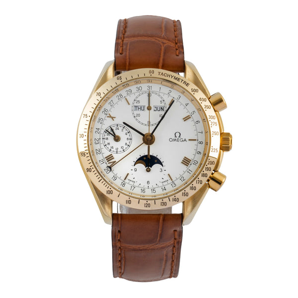 Omega Speedmaster chronograph 18 ct gold automatic men's watch 3131.20  [2506737]