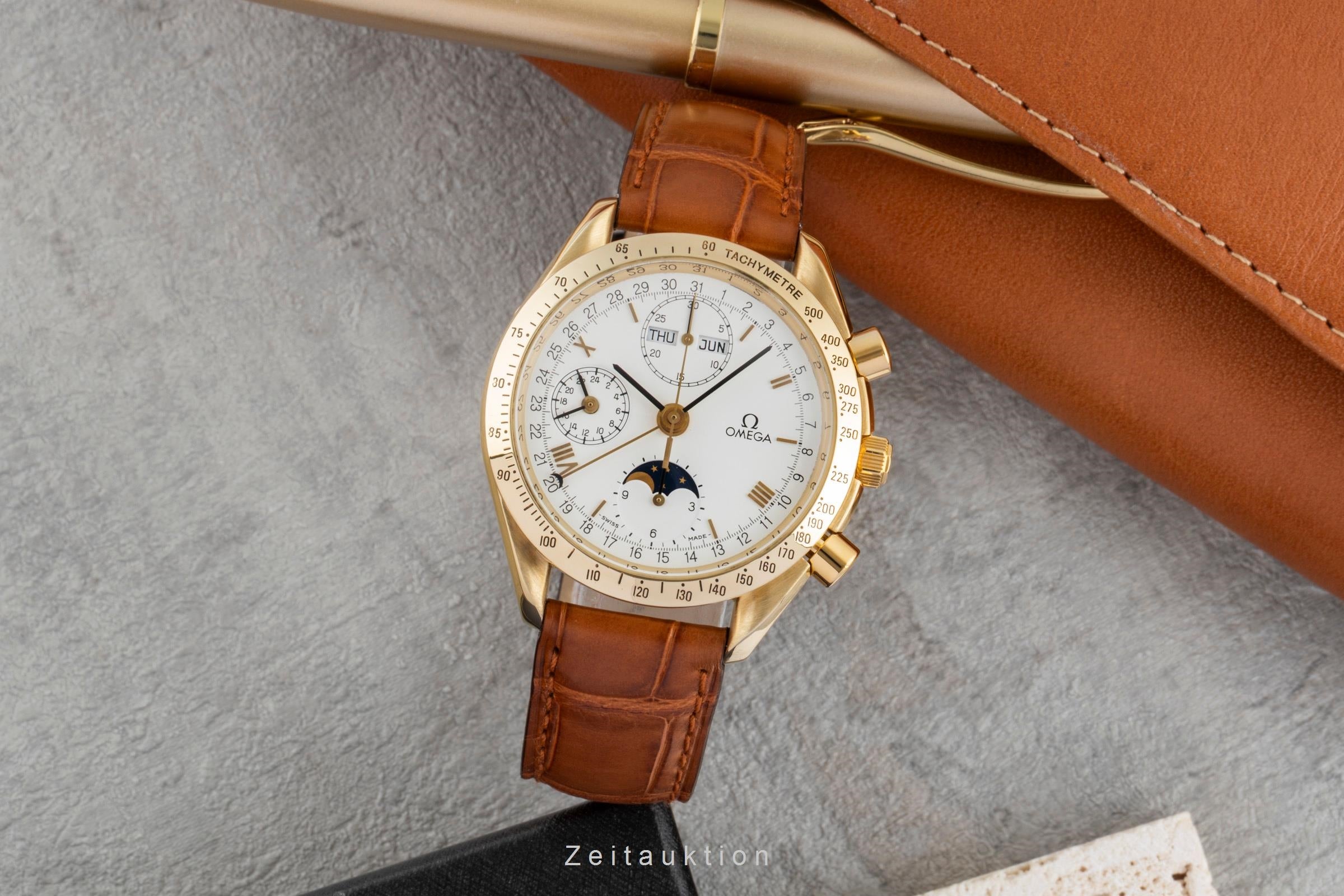 Omega Speedmaster chronograph 18 ct gold automatic men's watch 3131.20  [2506737]