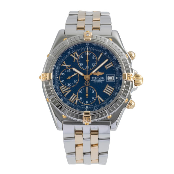 Breitling Crosswind Chronograph Stahl / Gold Automatik Herrenuhr B13055  [2506738]