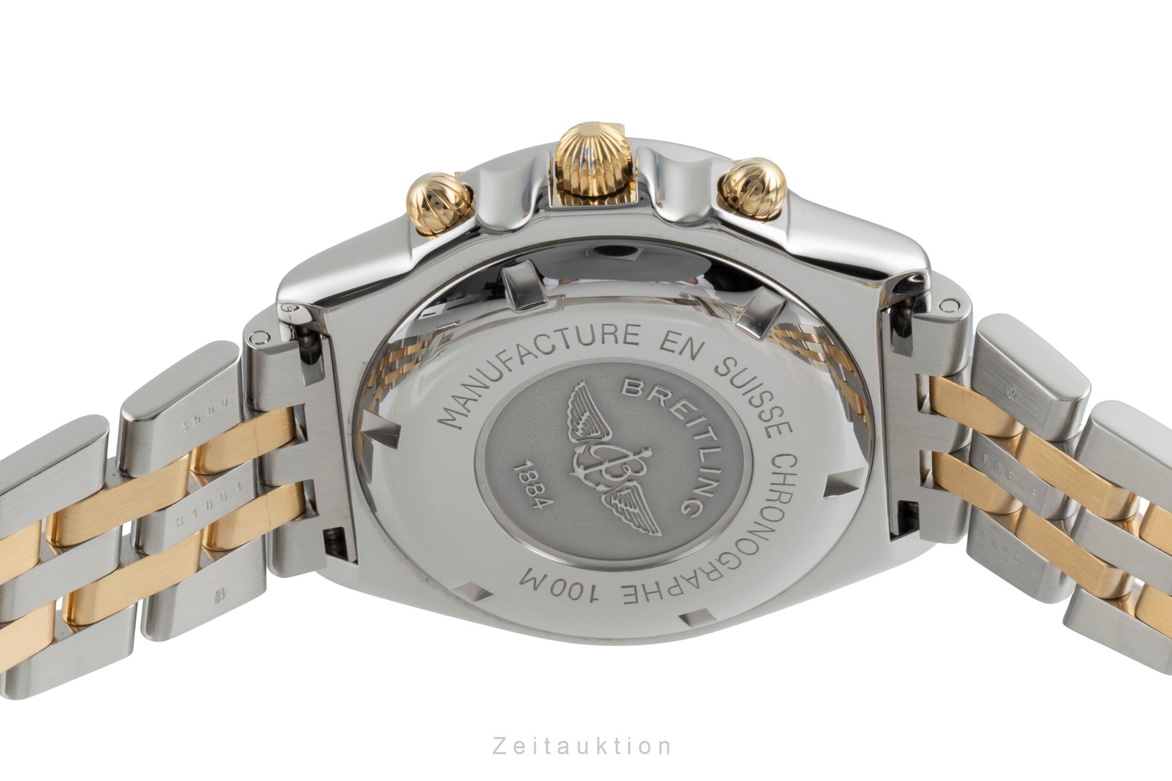 Breitling Crosswind Chronograph Stahl / Gold Automatik Herrenuhr B13055  [2506738]