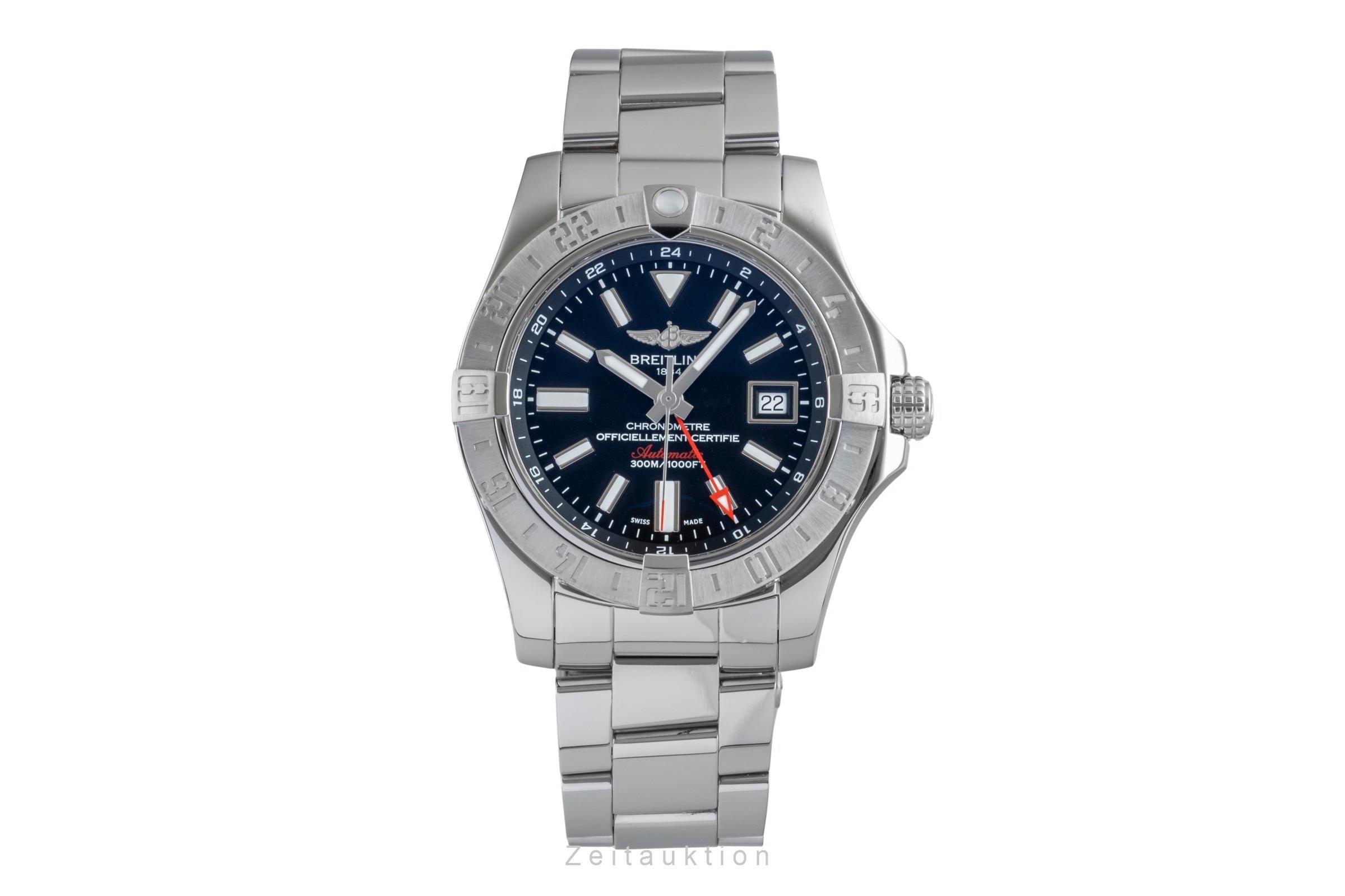 Breitling Avenger II GMT Stahl Automatik Herrenuhr Ref. A32390111B1A1 B&P 2020 [2506741]