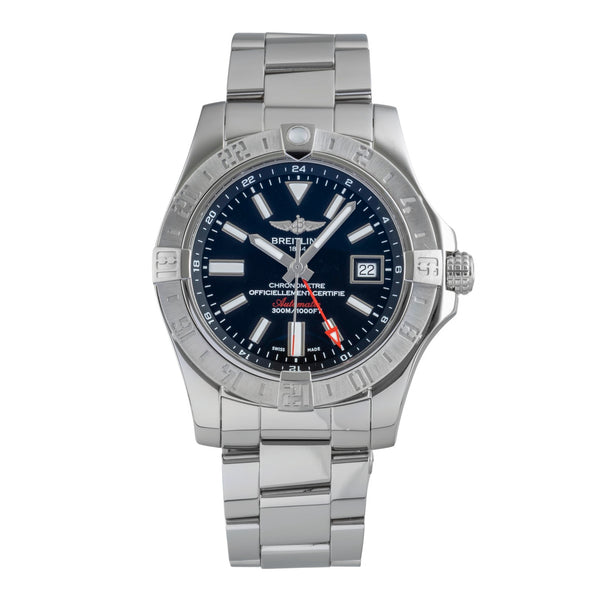 Breitling Avenger II GMT Stahl Automatik Herrenuhr Ref. A32390111B1A1 B&P 2020 [2506741]