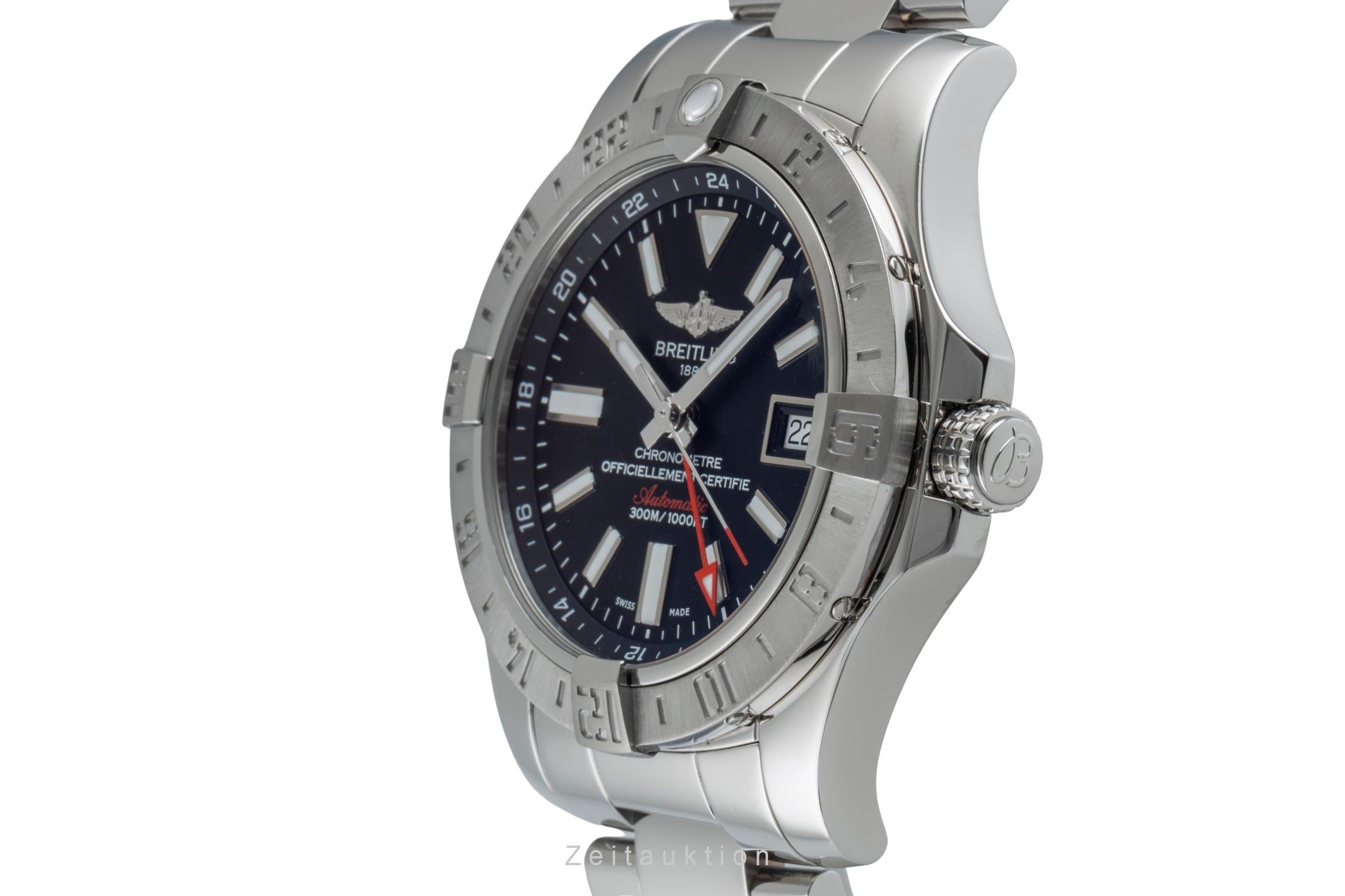 Breitling Avenger II GMT Stahl Automatik Herrenuhr Ref. A32390111B1A1 B&P 2020 [2506741]