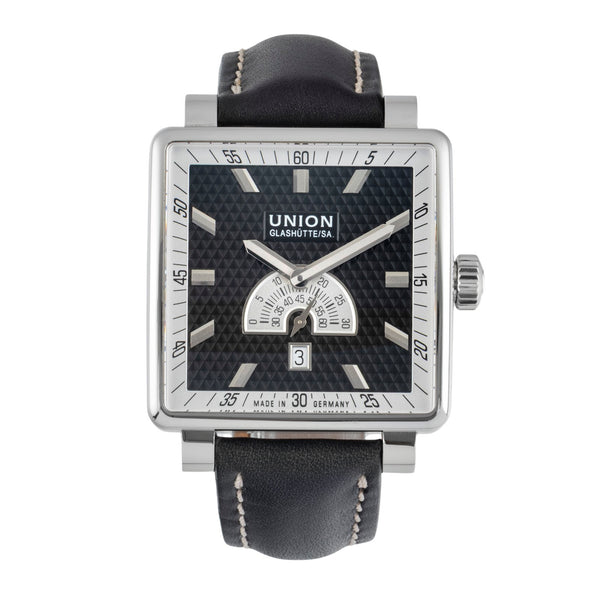 Union Glashütte Averin Stahl Automatik Herrenuhr Ref D003.528.16.051.01 B&P 2011 [2506748]