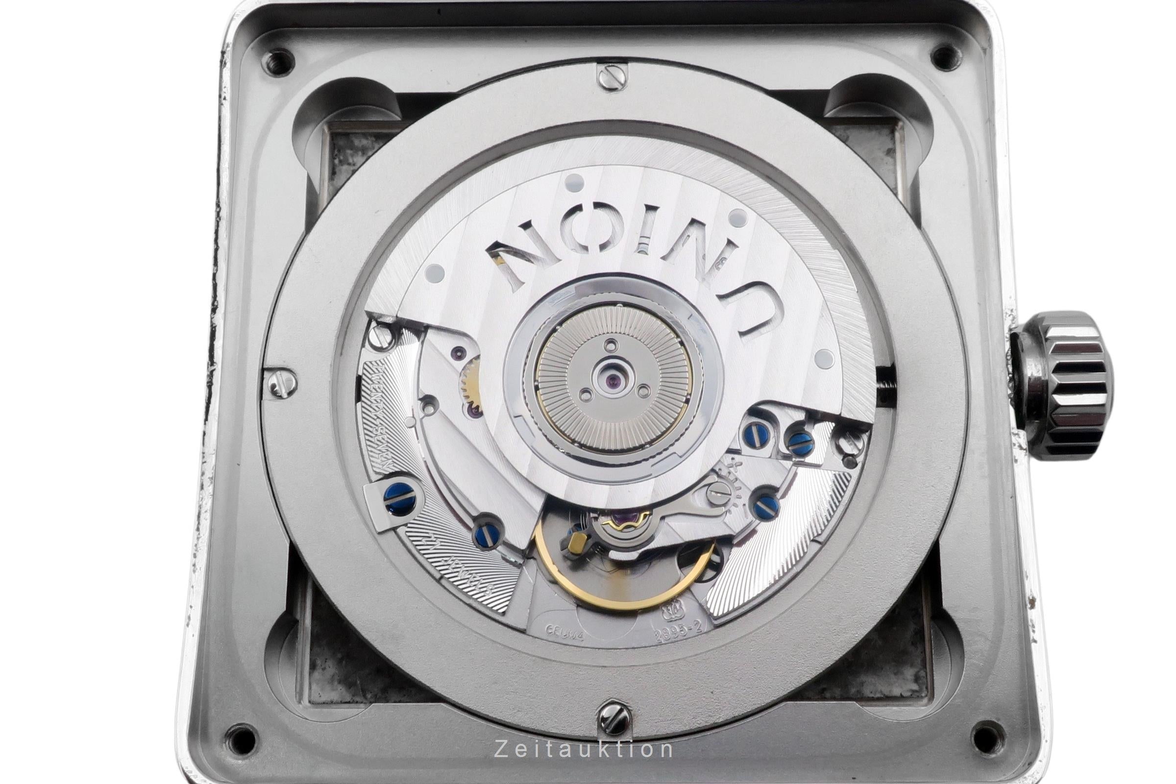 Union Glashütte Averin Stahl Automatik Herrenuhr Ref D003.528.16.051.01 B&P 2011 [2506748]