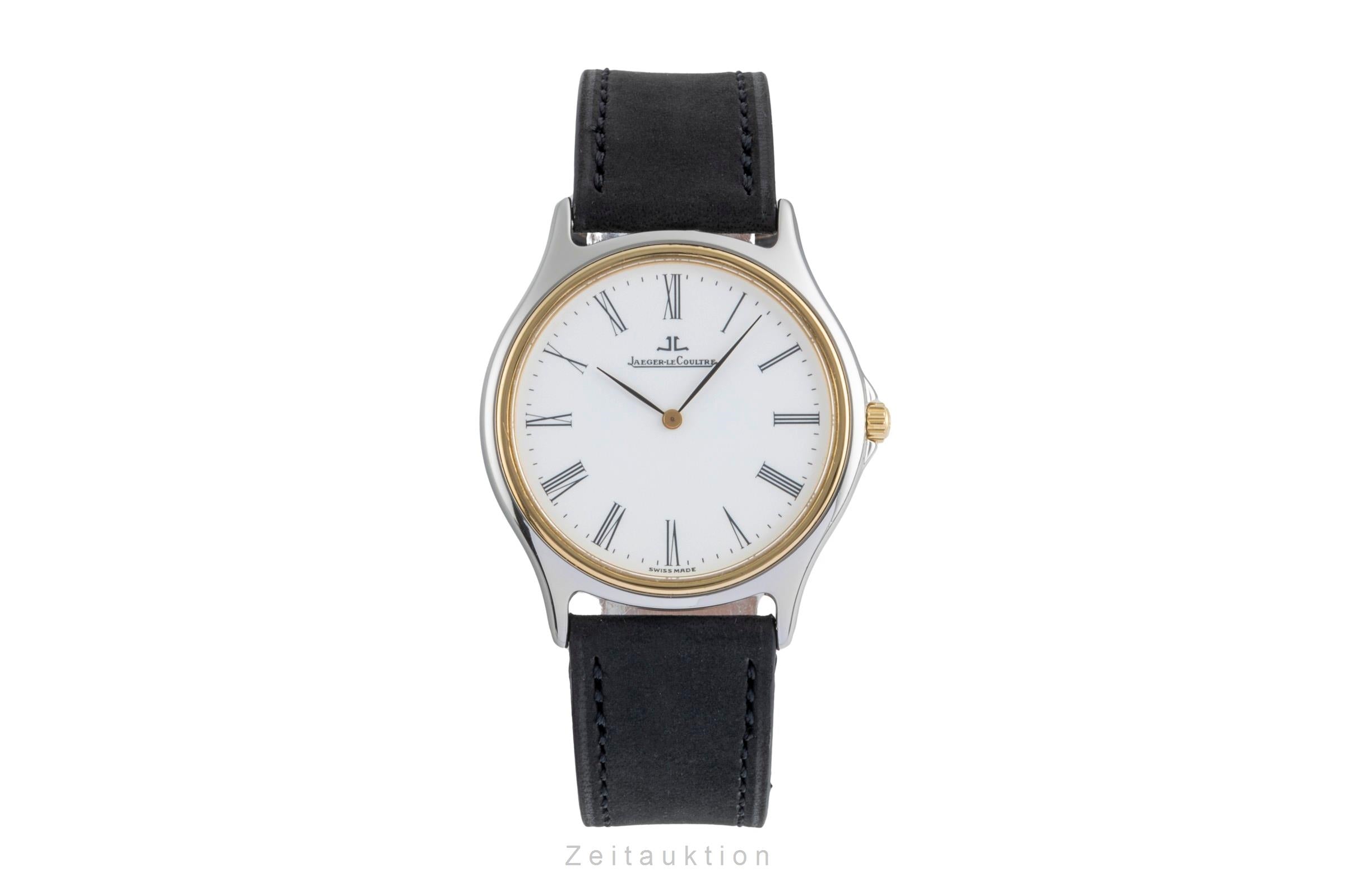 Jaeger LeCoultre Heraion Stahl / Gold Quarz Herrenuhr Ref. 112.5.08 Klassiker [2506749]