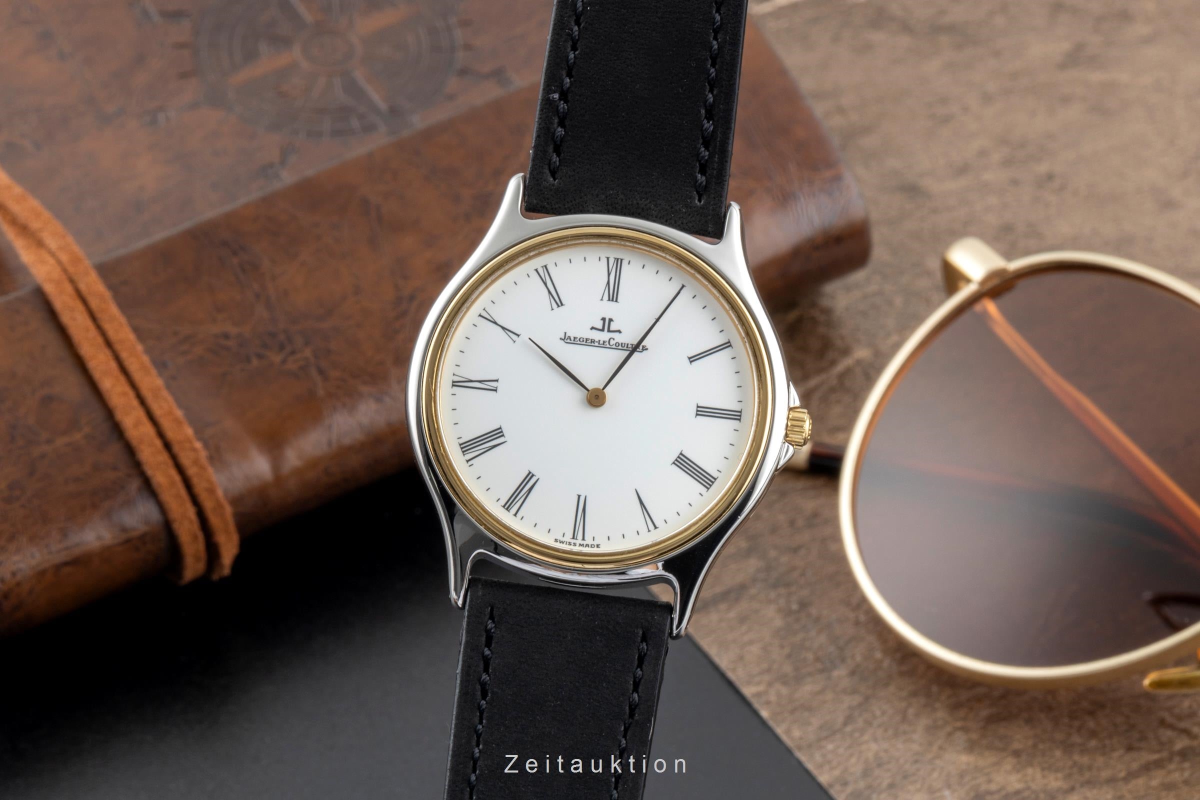 Jaeger LeCoultre Heraion Stahl / Gold Quarz Herrenuhr Ref. 112.5.08 Klassiker [2506749]