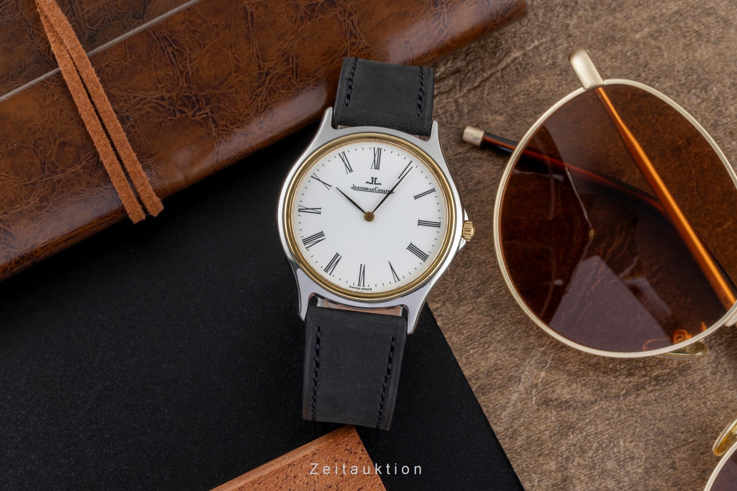 Jaeger LeCoultre Heraion Stahl / Gold Quarz Herrenuhr Ref. 112.5.08 Klassiker [2506749]