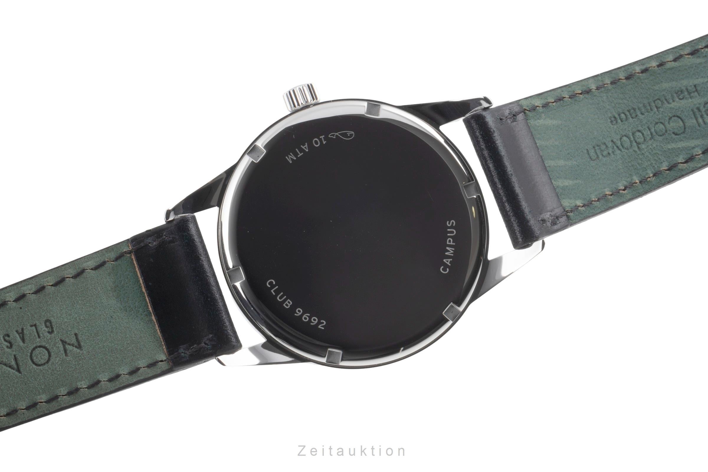 Nomos Club Campus 38 Blue Purple Stahl Handaufzug Ref. 730 Klassiker  [2506750]