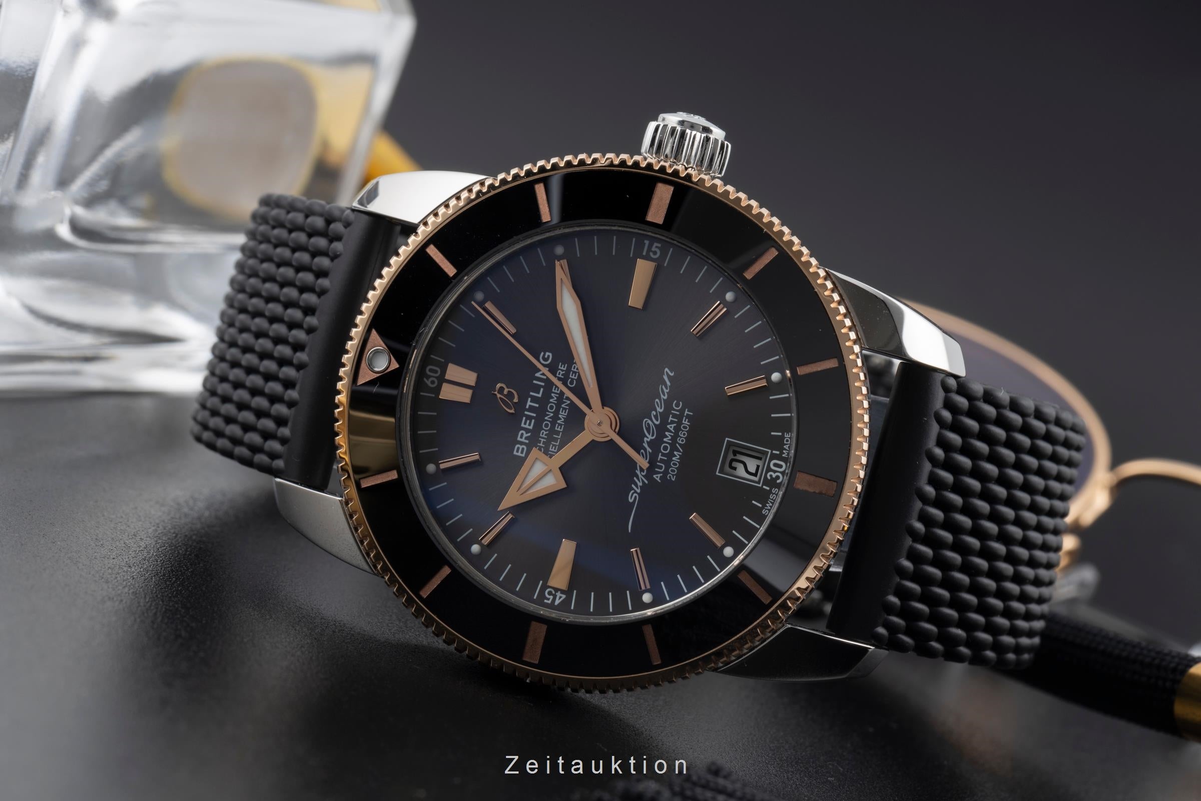 Breitling Superocean Heritage 42 steel / gold automatic men's watch UB2010 LP: 7050EUR Limited  [2506751]