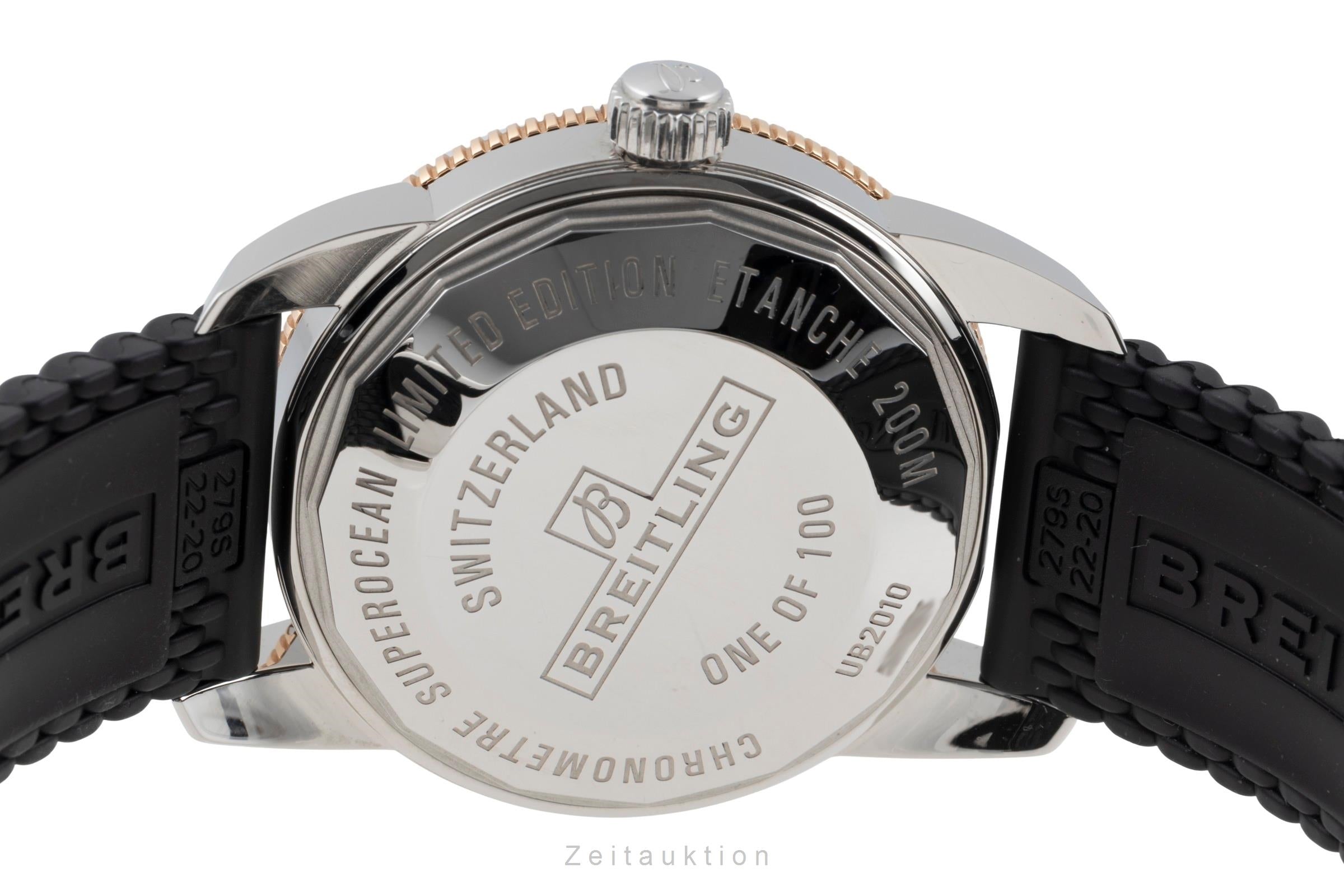 Breitling Superocean Heritage 42 steel / gold automatic men's watch UB2010 LP: 7050EUR Limited  [2506751]