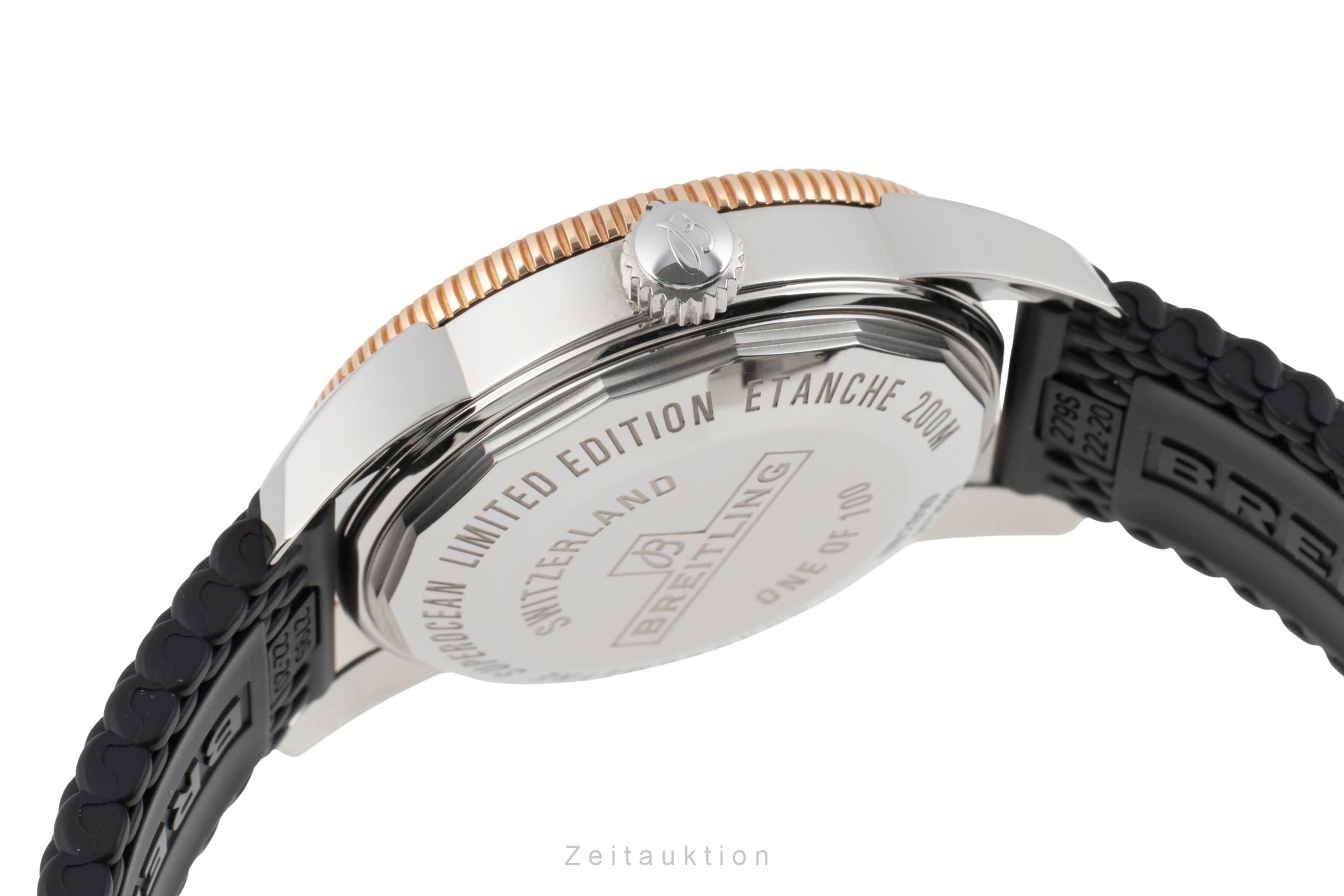 Breitling Superocean Heritage 42 steel / gold automatic men's watch UB2010 LP: 7050EUR Limited  [2506751]