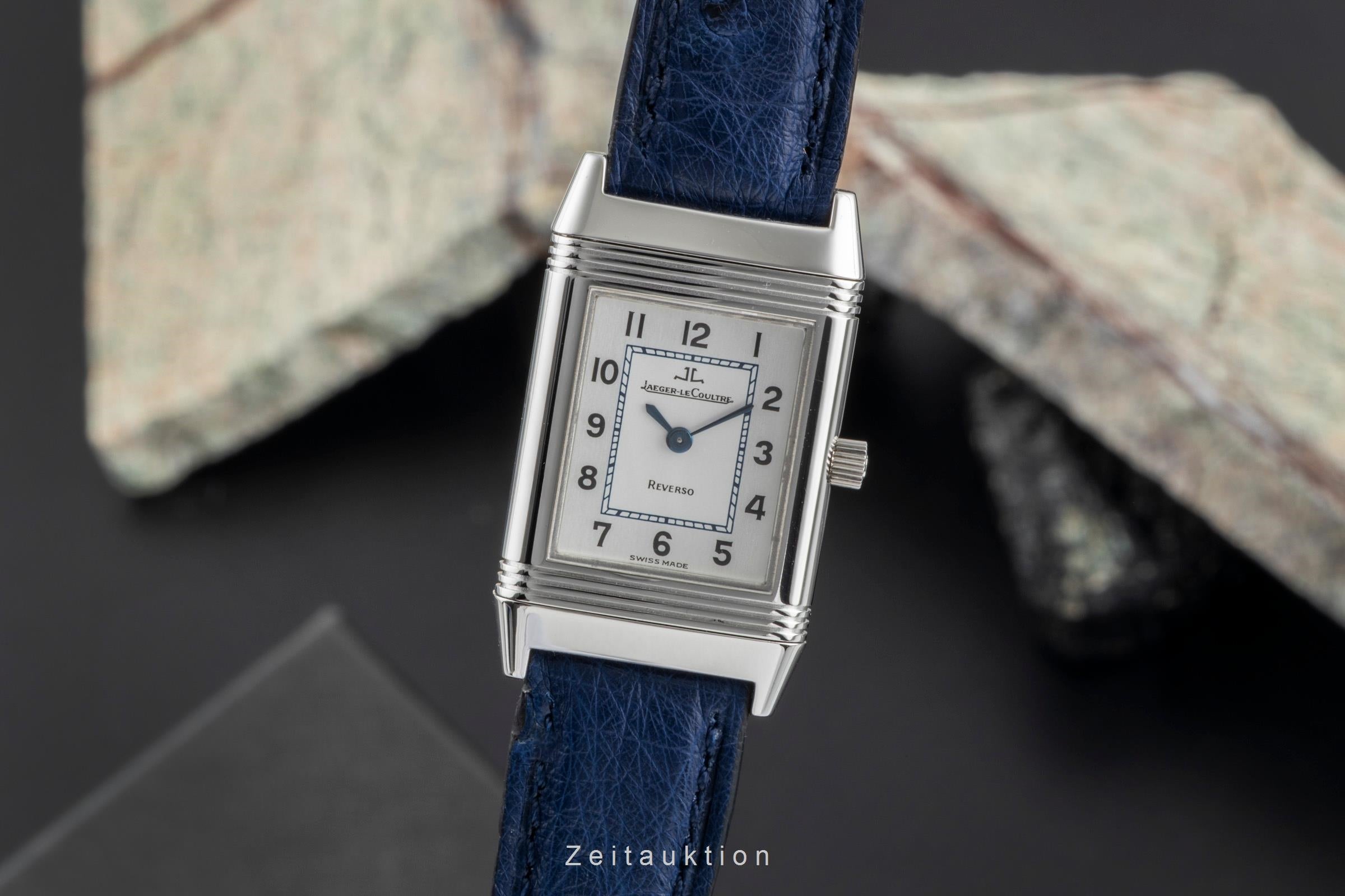Jaeger LeCoultre Reverso Classique Edelstahl Damenuhr Ref. 260.8.08 Klassiker [2506752]