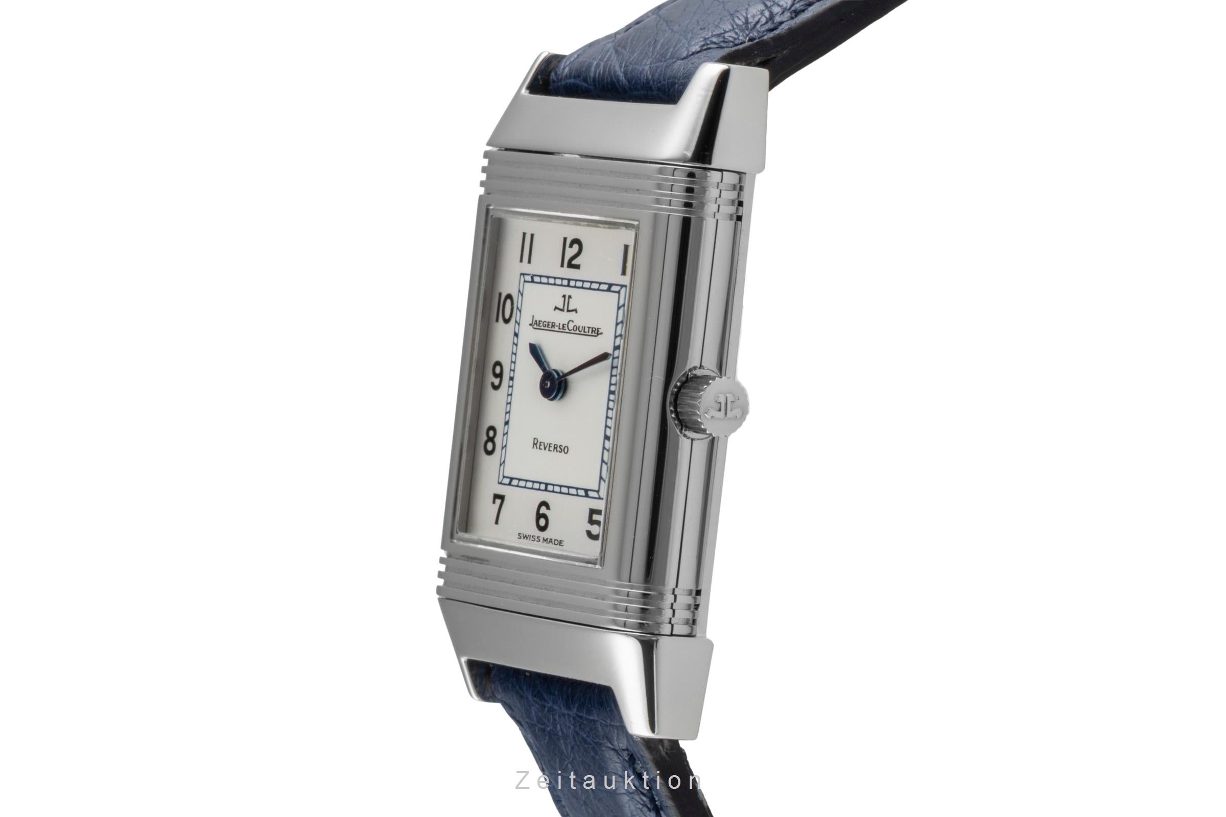 Jaeger LeCoultre Reverso acciaio quarzo orologio da donna 260.8.08 LP: 5850EUR  [2506752]