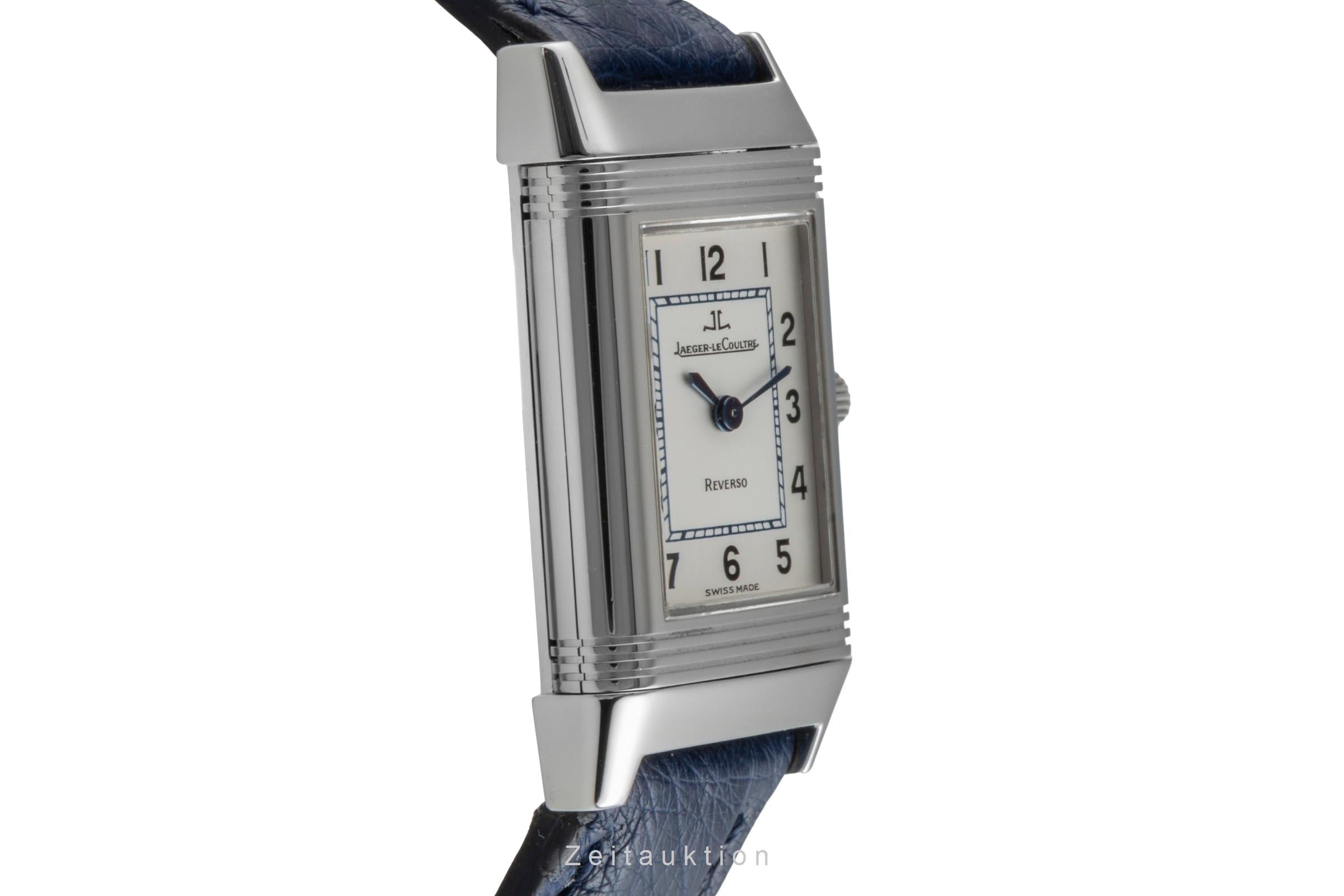 Jaeger LeCoultre Reverso acciaio quarzo orologio da donna 260.8.08 LP: 5850EUR  [2506752]