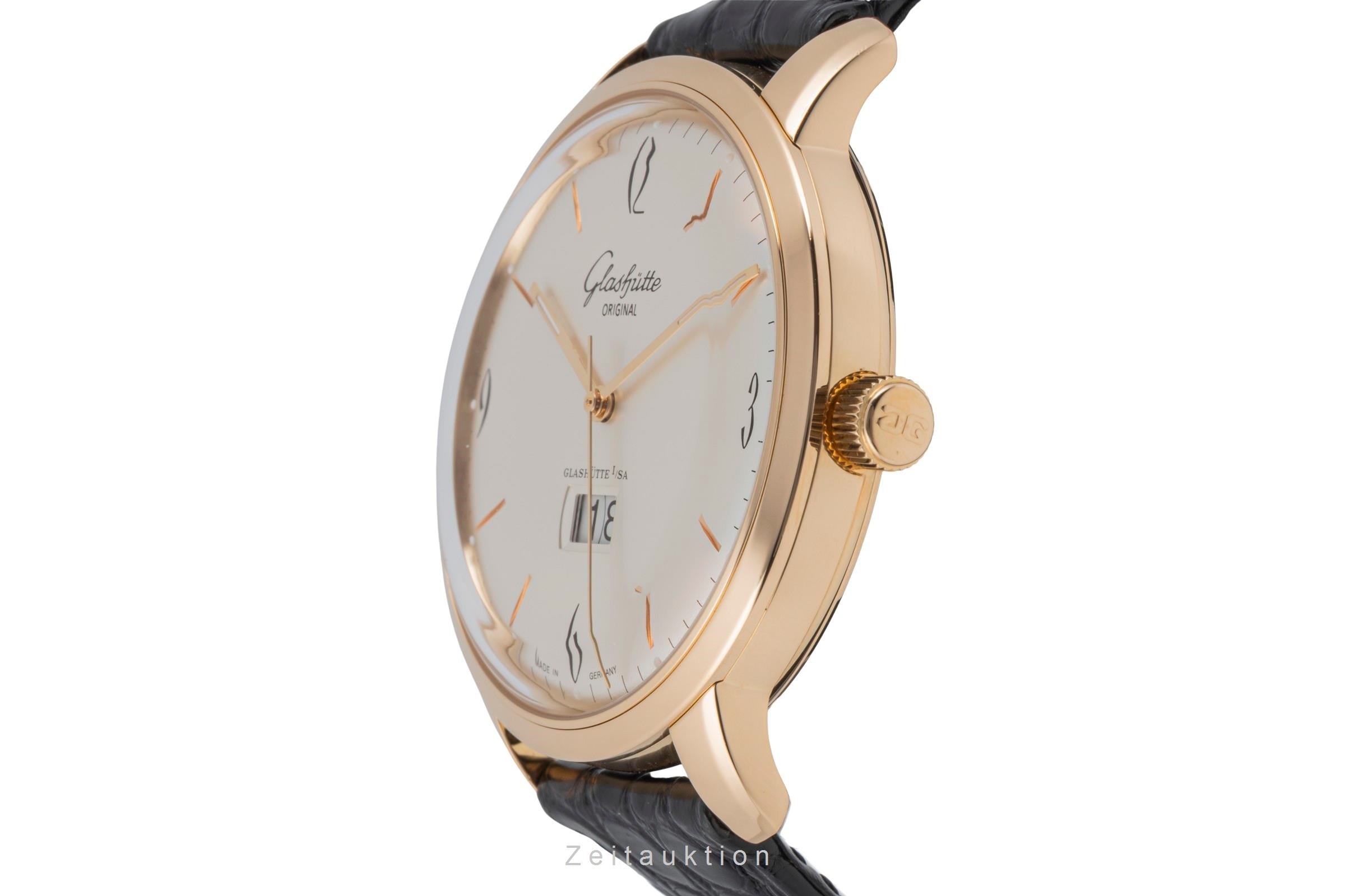 Glashütte Sixties 18 ct red gold automatic men's watch 2-39-47-01-01-04 LP: 18200EUR  [2506753]