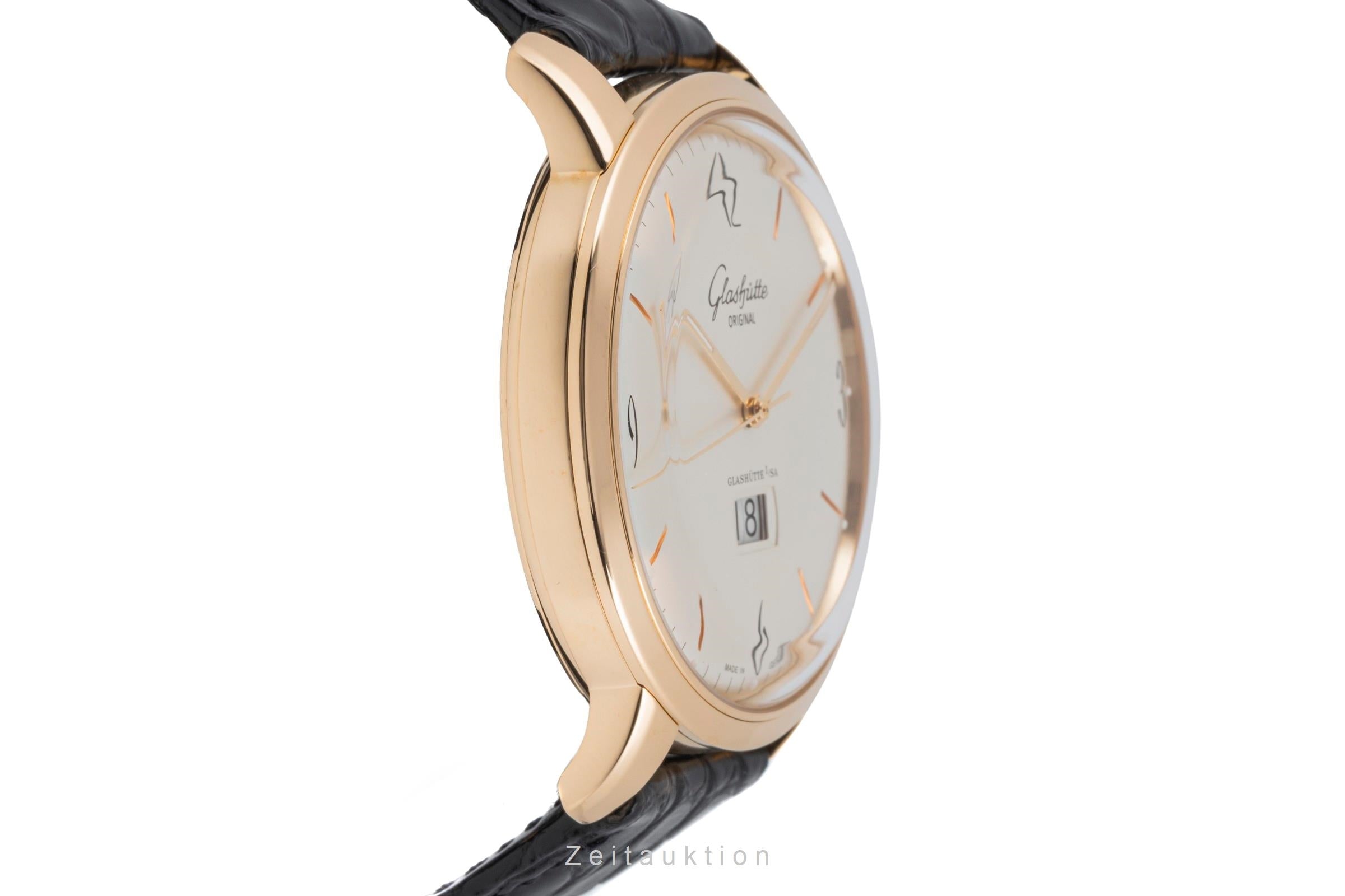 Glashütte Sixties 18 ct red gold automatic men's watch 2-39-47-01-01-04 LP: 18200EUR  [2506753]