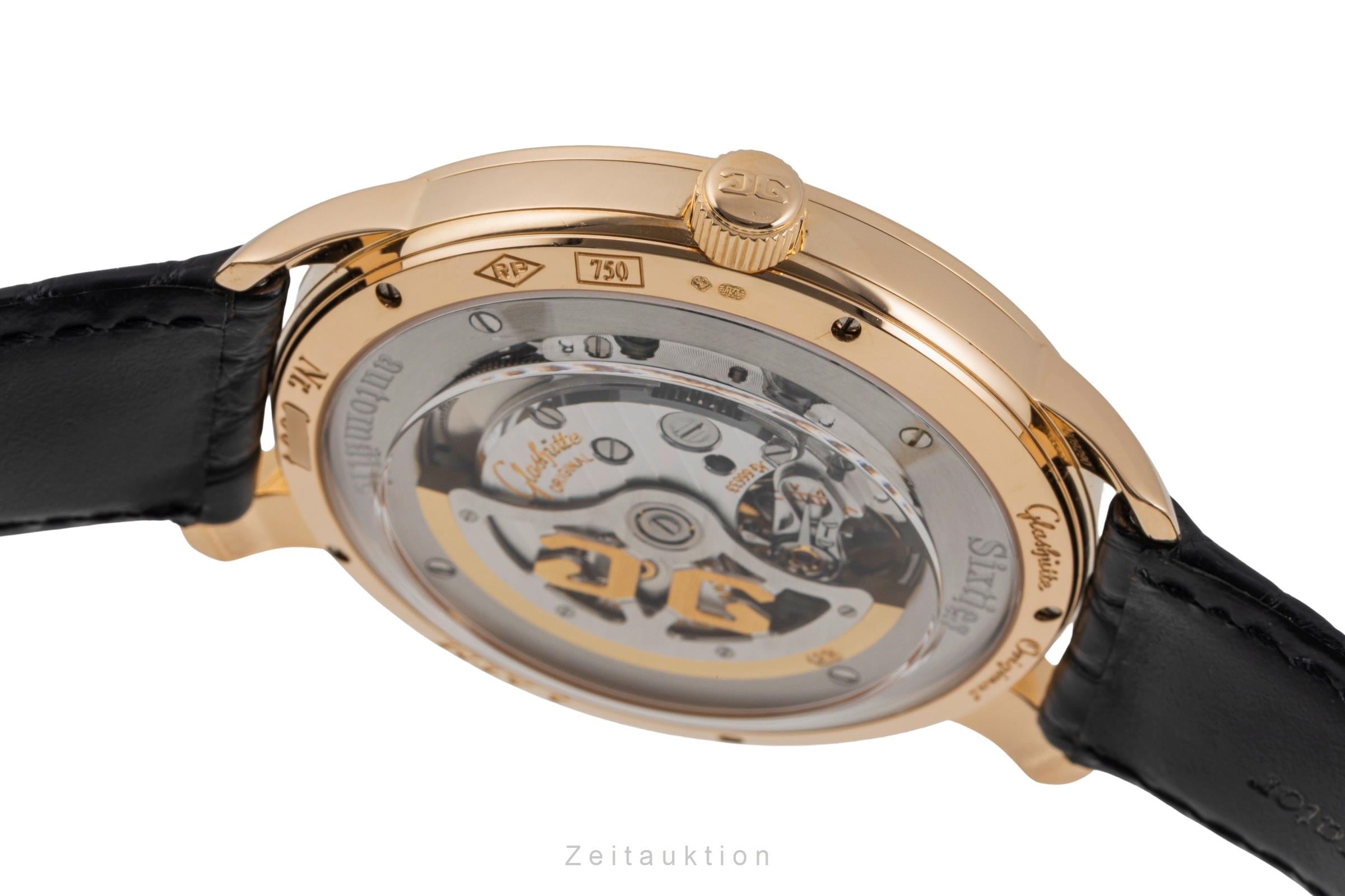 Glashütte Sixties 18 ct red gold automatic men's watch 2-39-47-01-01-04 LP: 18200EUR  [2506753]