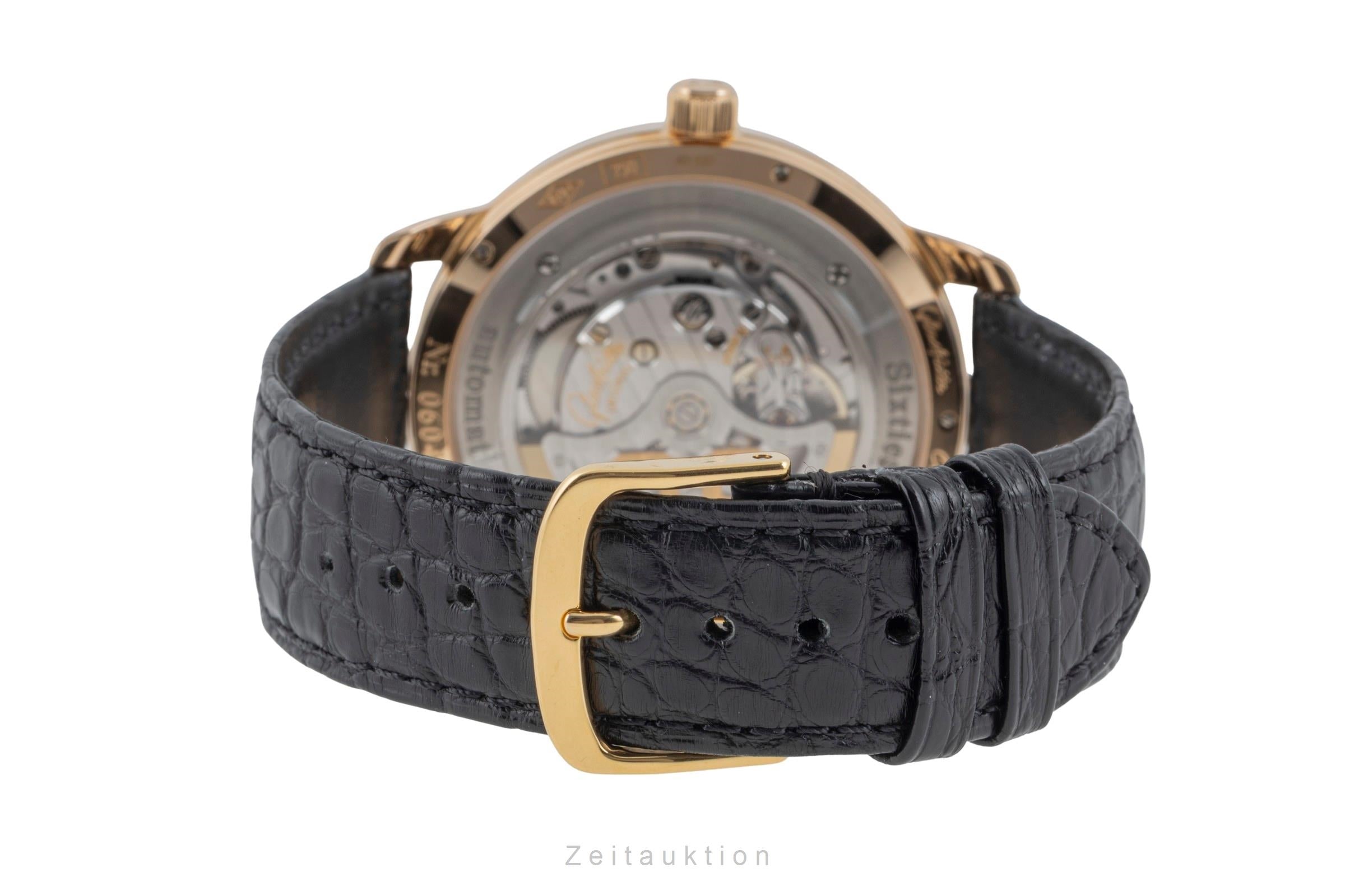 Glashütte Sixties 18 ct red gold automatic men's watch 2-39-47-01-01-04 LP: 18200EUR  [2506753]