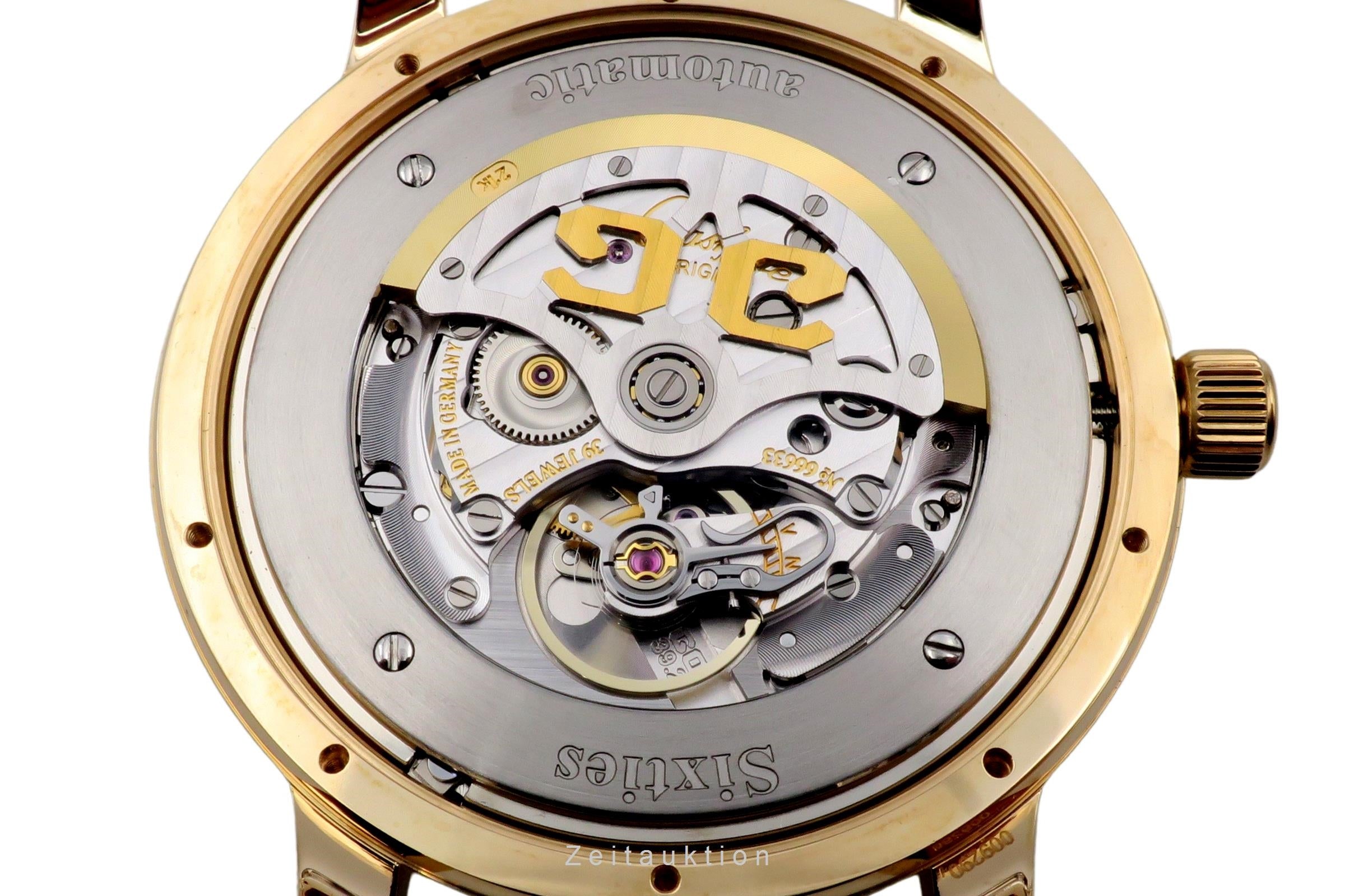 Glashütte Sixties 18 ct red gold automatic men's watch 2-39-47-01-01-04 LP: 18200EUR  [2506753]