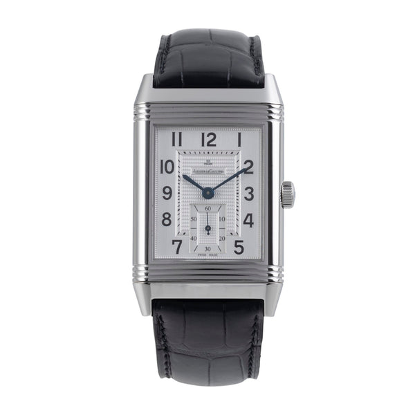 Jaeger LeCoultre Reverso acciaio carica manuale orologio da uomo Q3738420, 273.8.04  [2506755]