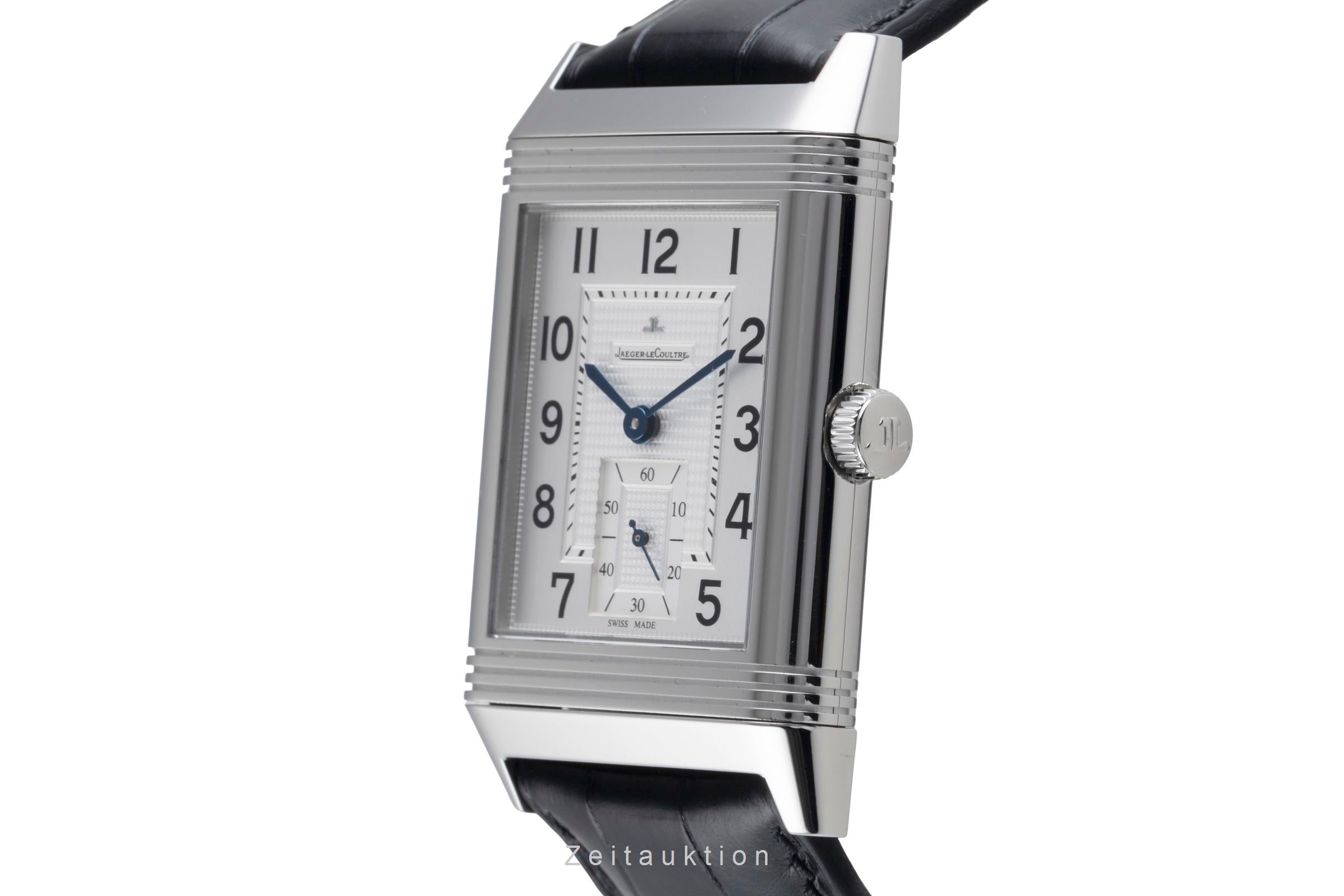 Jaeger LeCoultre Reverso acciaio carica manuale orologio da uomo Q3738420, 273.8.04  [2506755]