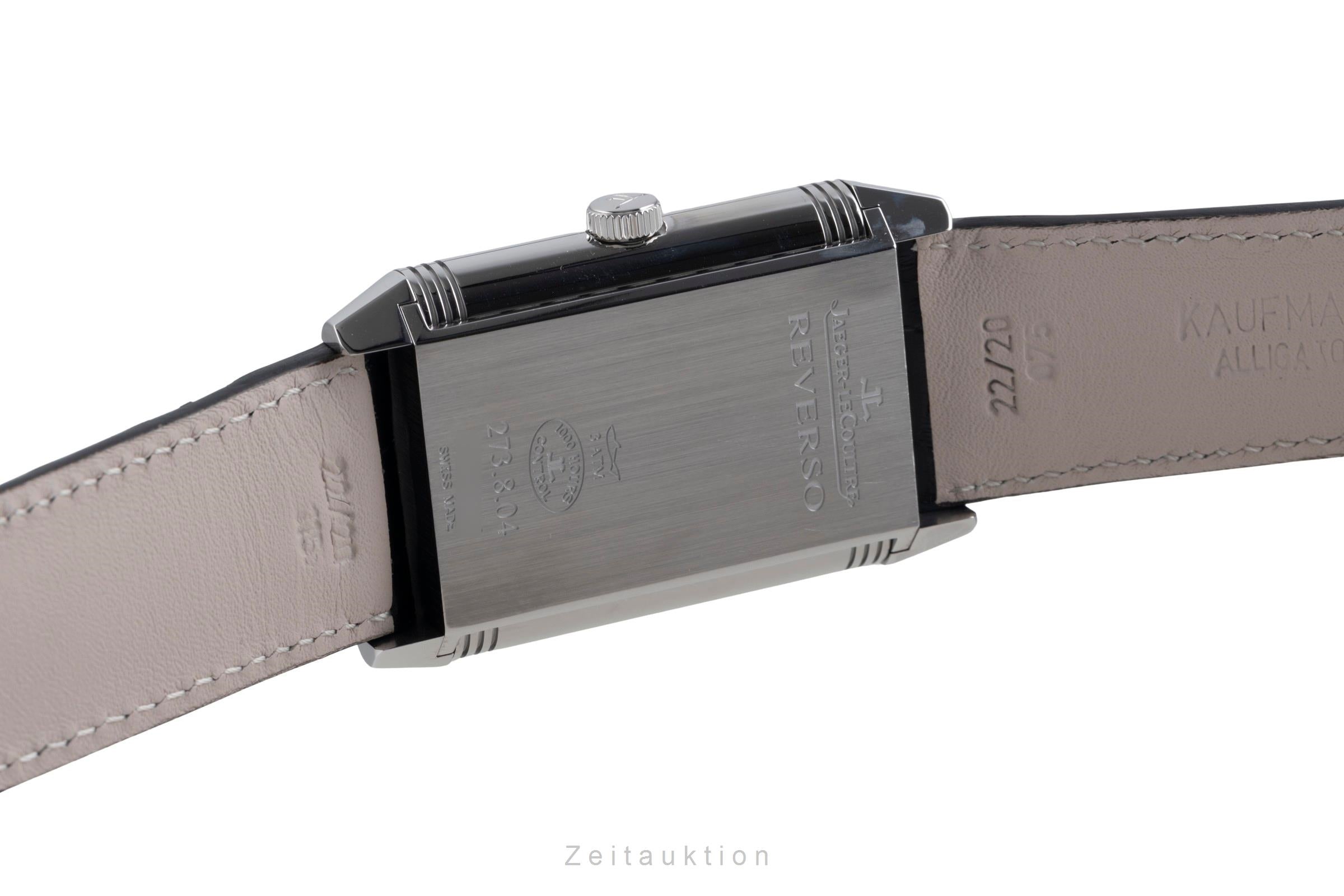Jaeger LeCoultre Reverso acciaio carica manuale orologio da uomo Q3738420, 273.8.04  [2506755]