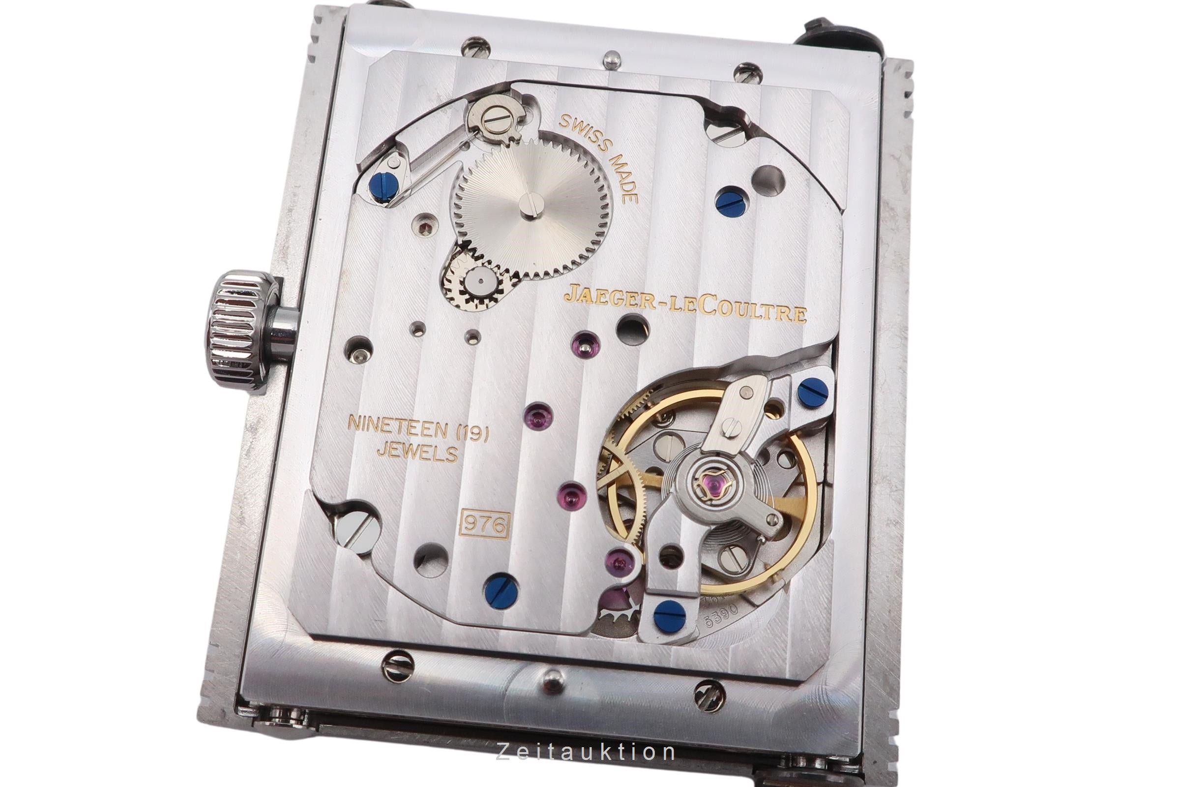 Jaeger LeCoultre Reverso acciaio carica manuale orologio da uomo Q3738420, 273.8.04  [2506755]