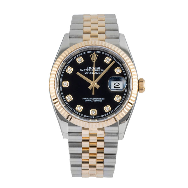 Rolex Datejust acier / or  automatique montre pour hommes 126233  [2506757]