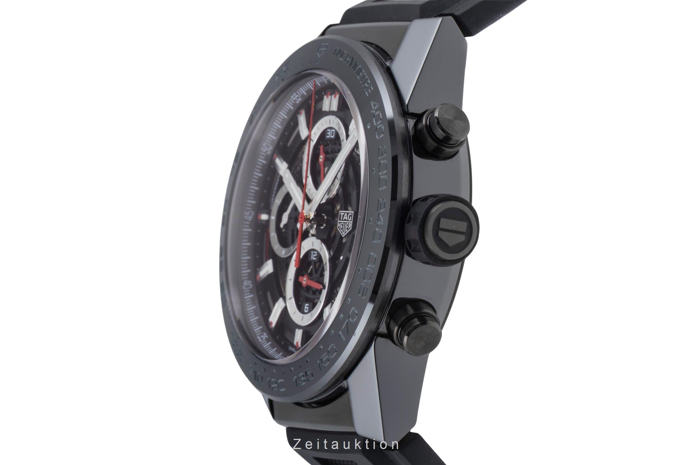 Tag Heuer Carrera Chronograph Keramik / Stahl Automatik Ref. CAR2A90.FT6071 B&P  [2506764]