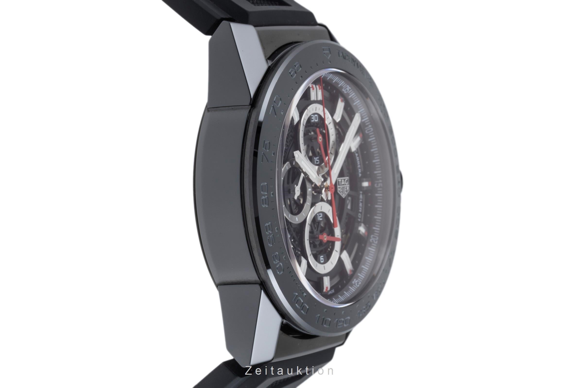 Tag Heuer Carrera Chronograph Keramik / Stahl Automatik Ref. CAR2A90.FT6071 B&P  [2506764]