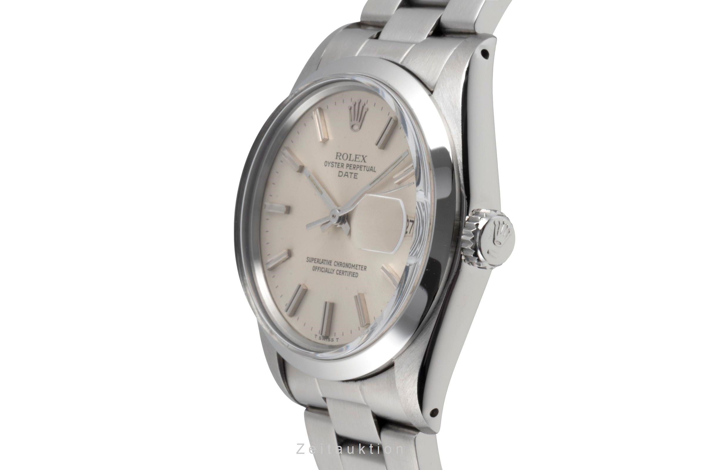 Rolex Date steel automatic men's watch 1500 Vintage  [2506765]