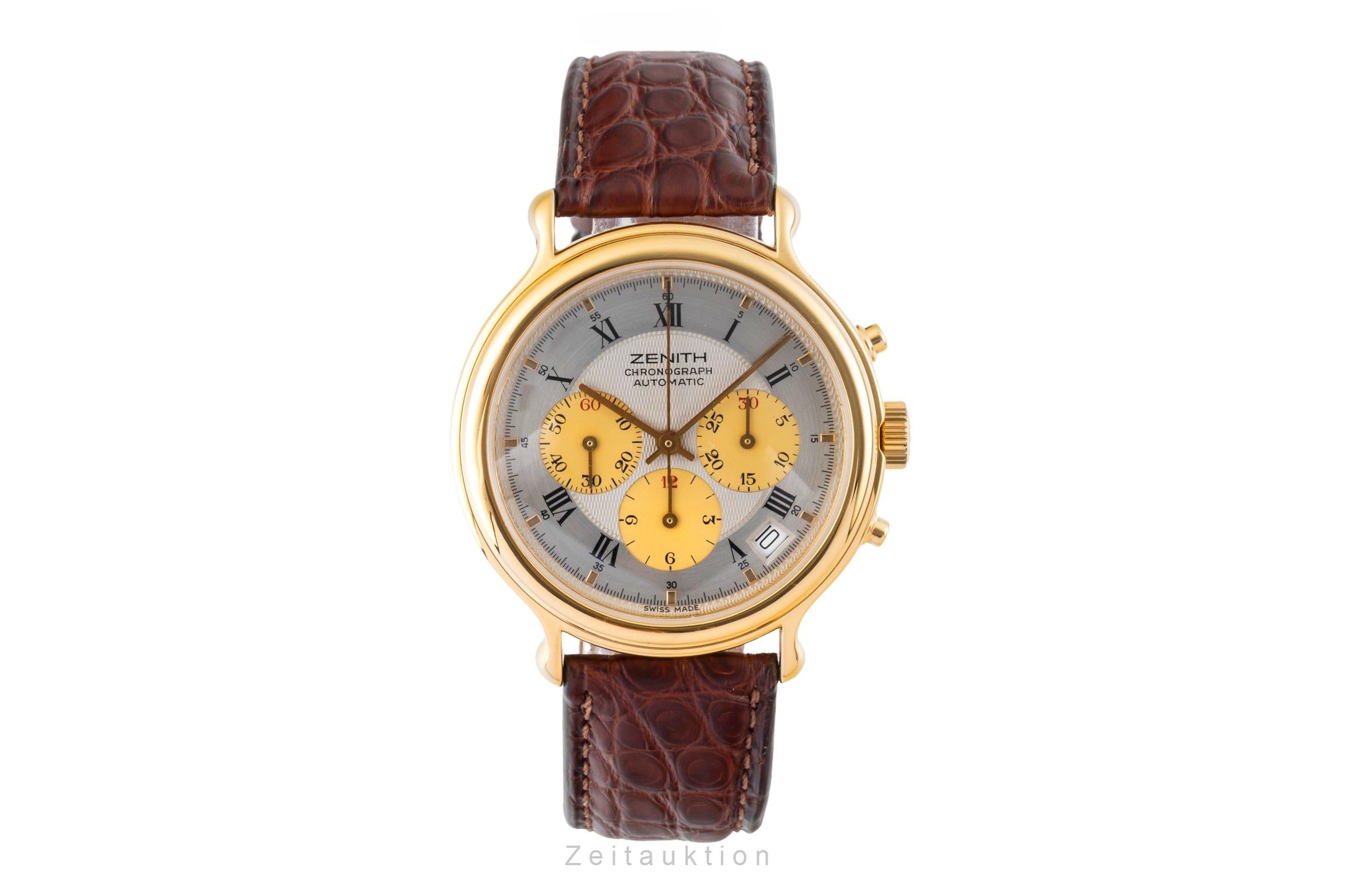 Zenith El Primero cronografo ottone dorato automatismo orologio da uomo 20.0020.435  [2506766]