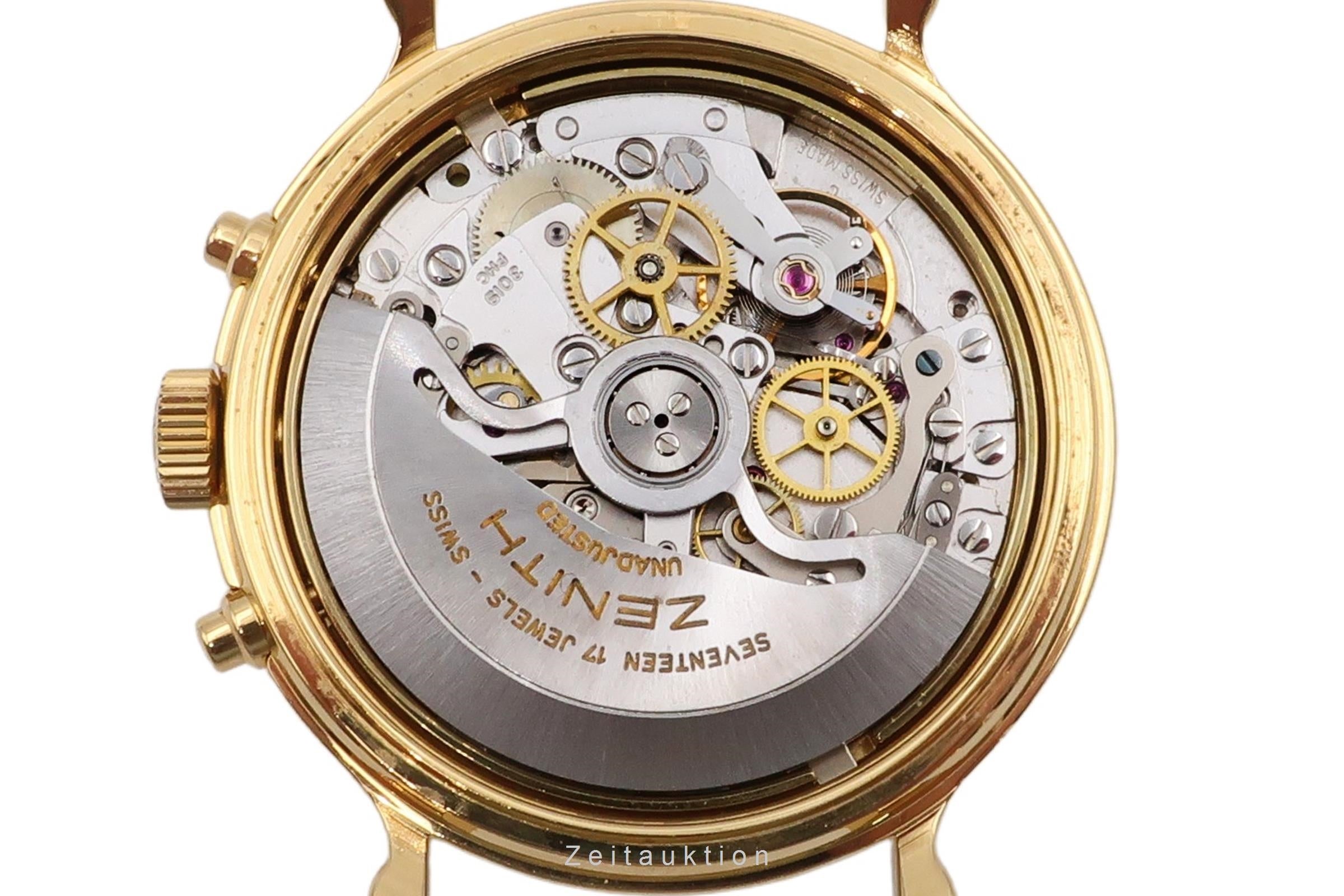 Zenith El Primero chronograph gilt-brass automatic Kal. 3019PHC