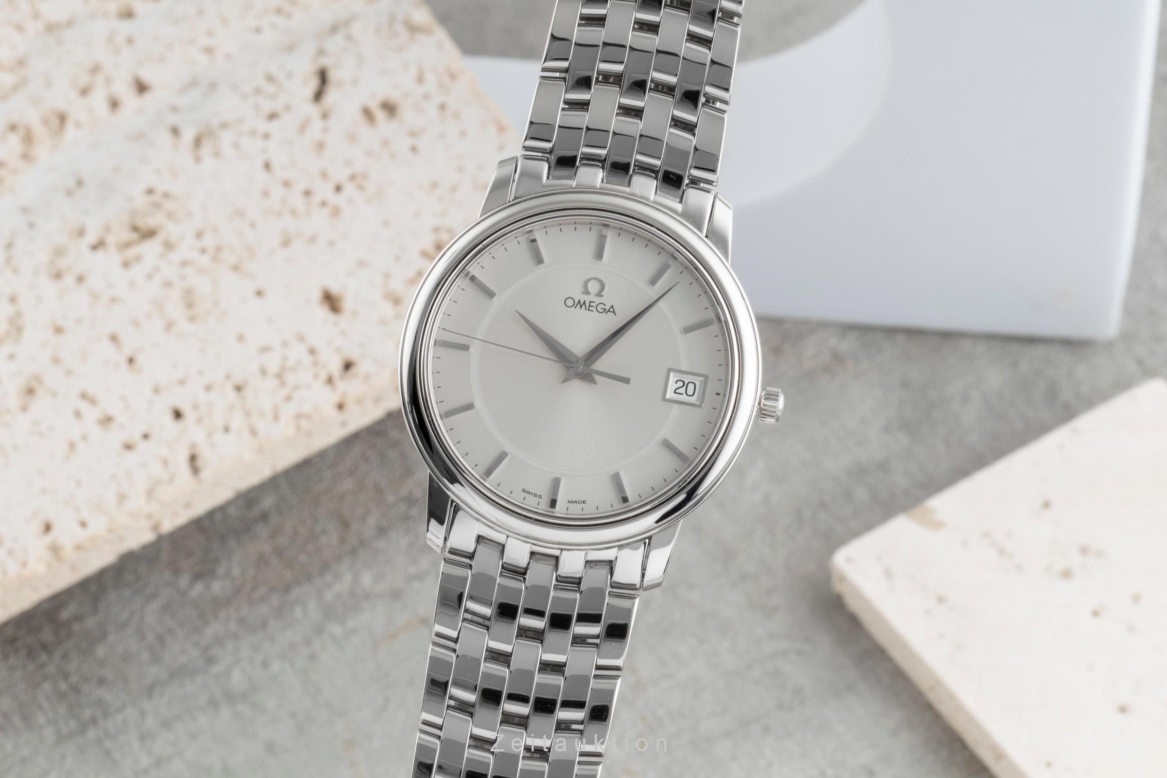 Omega De Ville acero cuarzo reloj para caballeros 4510.31.00 LP: 3200EUR  [2506768]