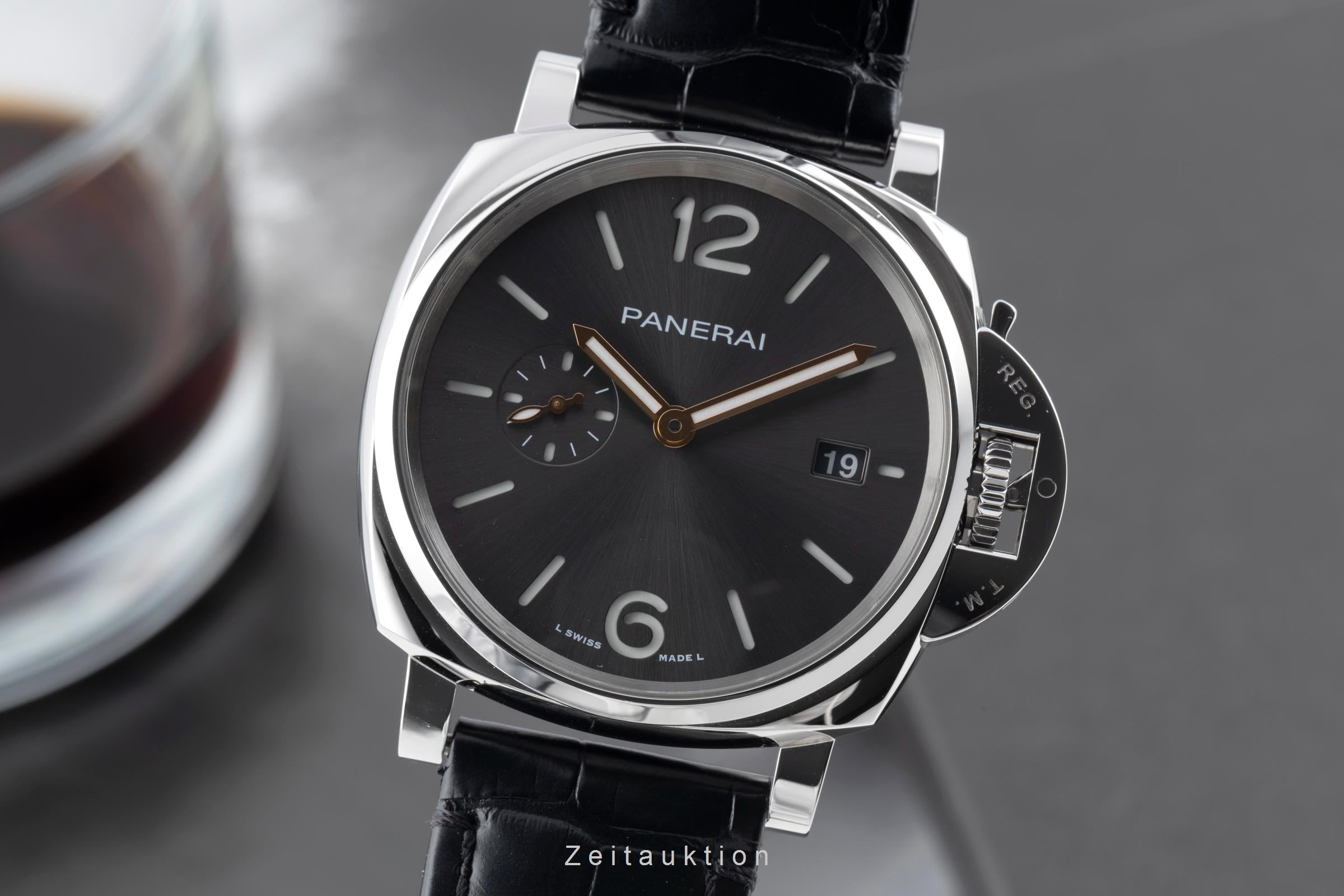 Panerai Luminor  acier automatique montre pour hommes PAM01250 LP: 7400EUR  [2506769]