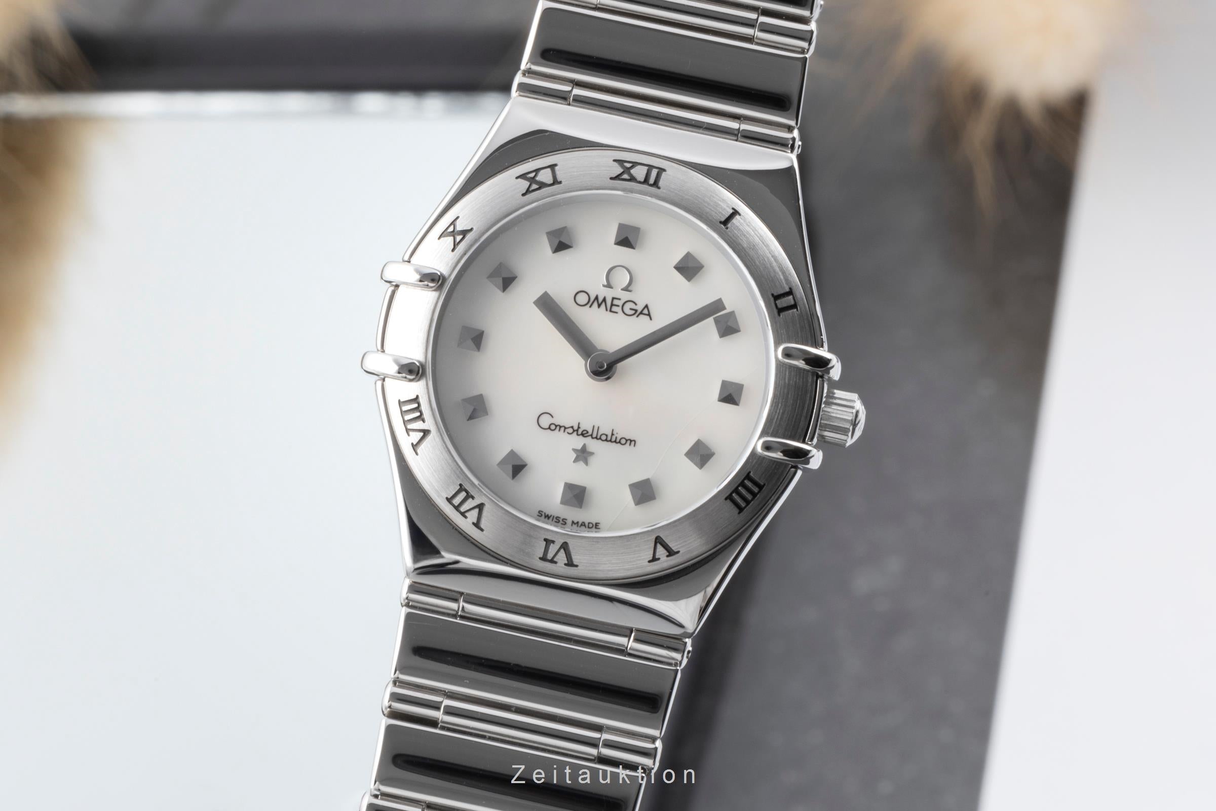 Omega Constellation acier quartz montre pour femmes 1571.71.00 LP: 3200EUR  [2506771]