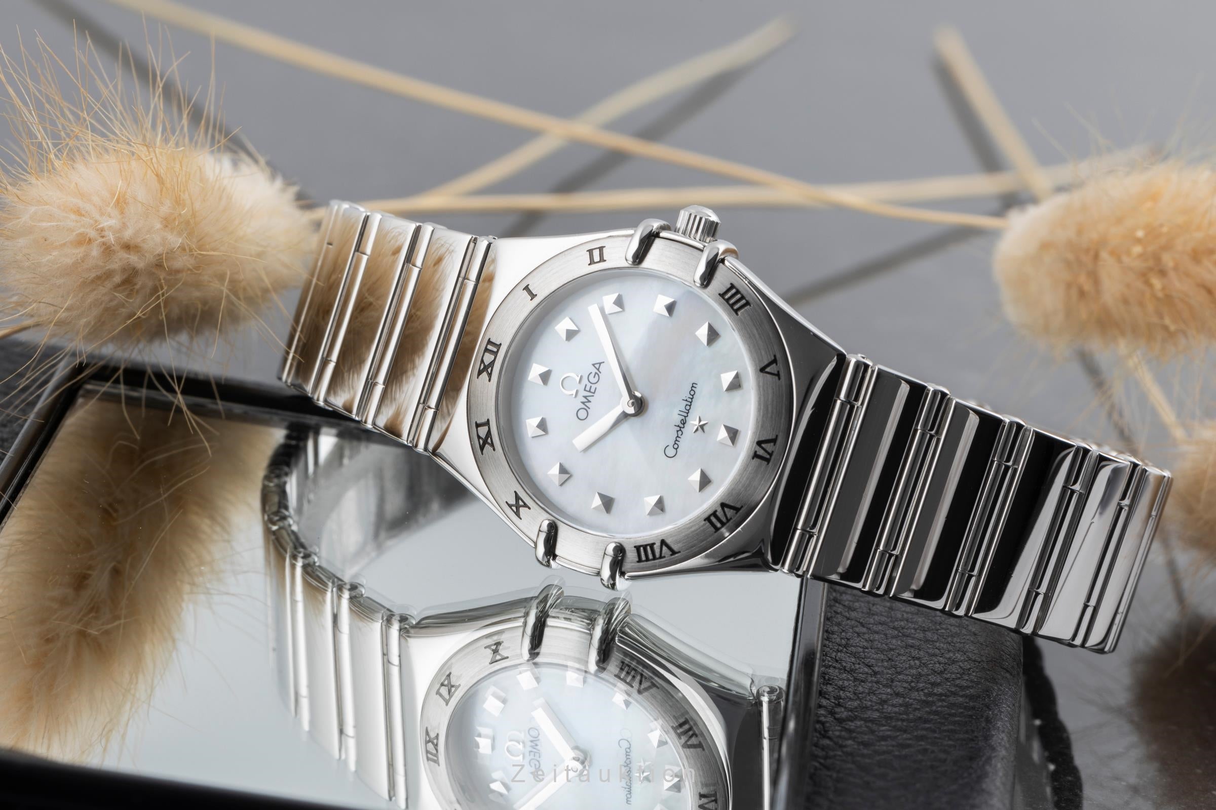 Omega Constellation acier quartz montre pour femmes 1571.71.00 LP: 3200EUR  [2506771]