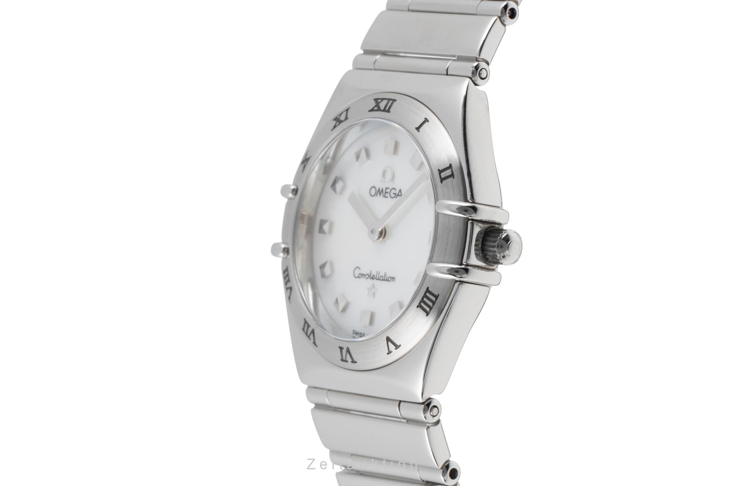 Omega Constellation acier quartz montre pour femmes 1571.71.00 LP: 3200EUR  [2506771]