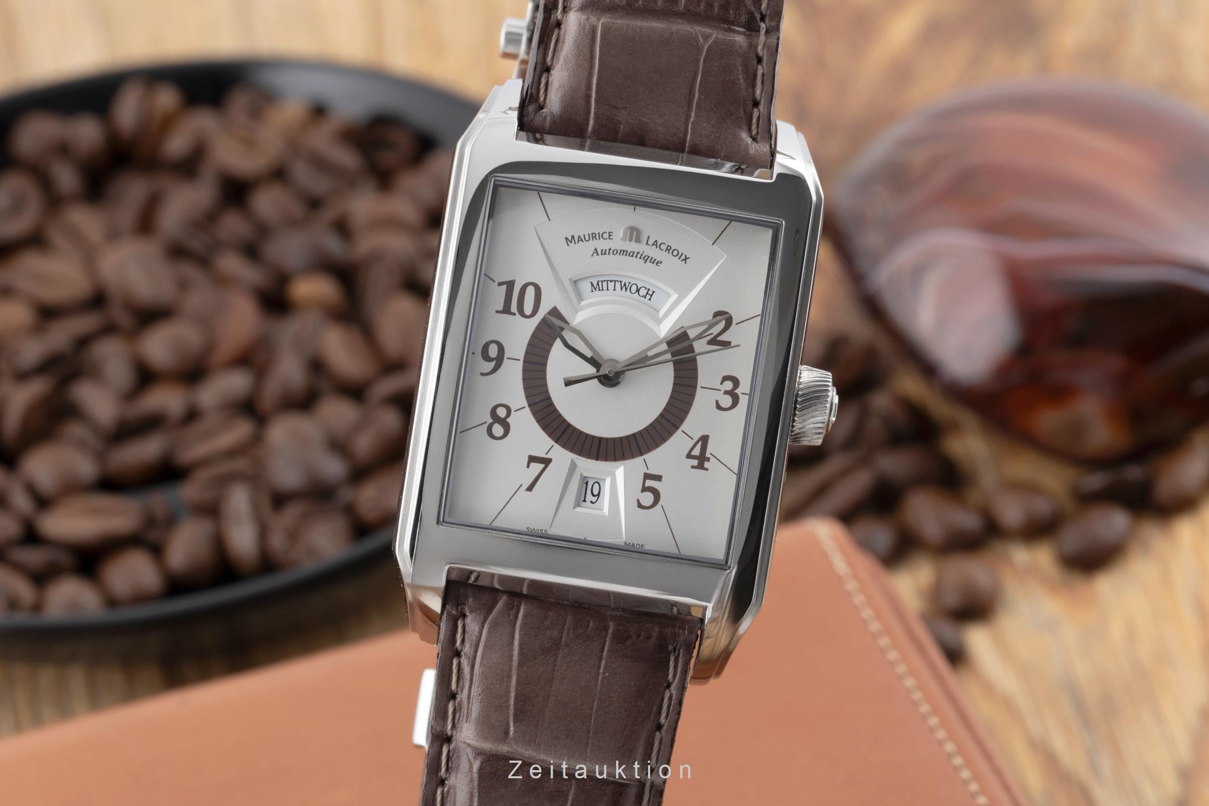 Maurice Lacroix Pontos acier automatique montre pour hommes PT6177-SS001-12G	 Limited  [2506774]