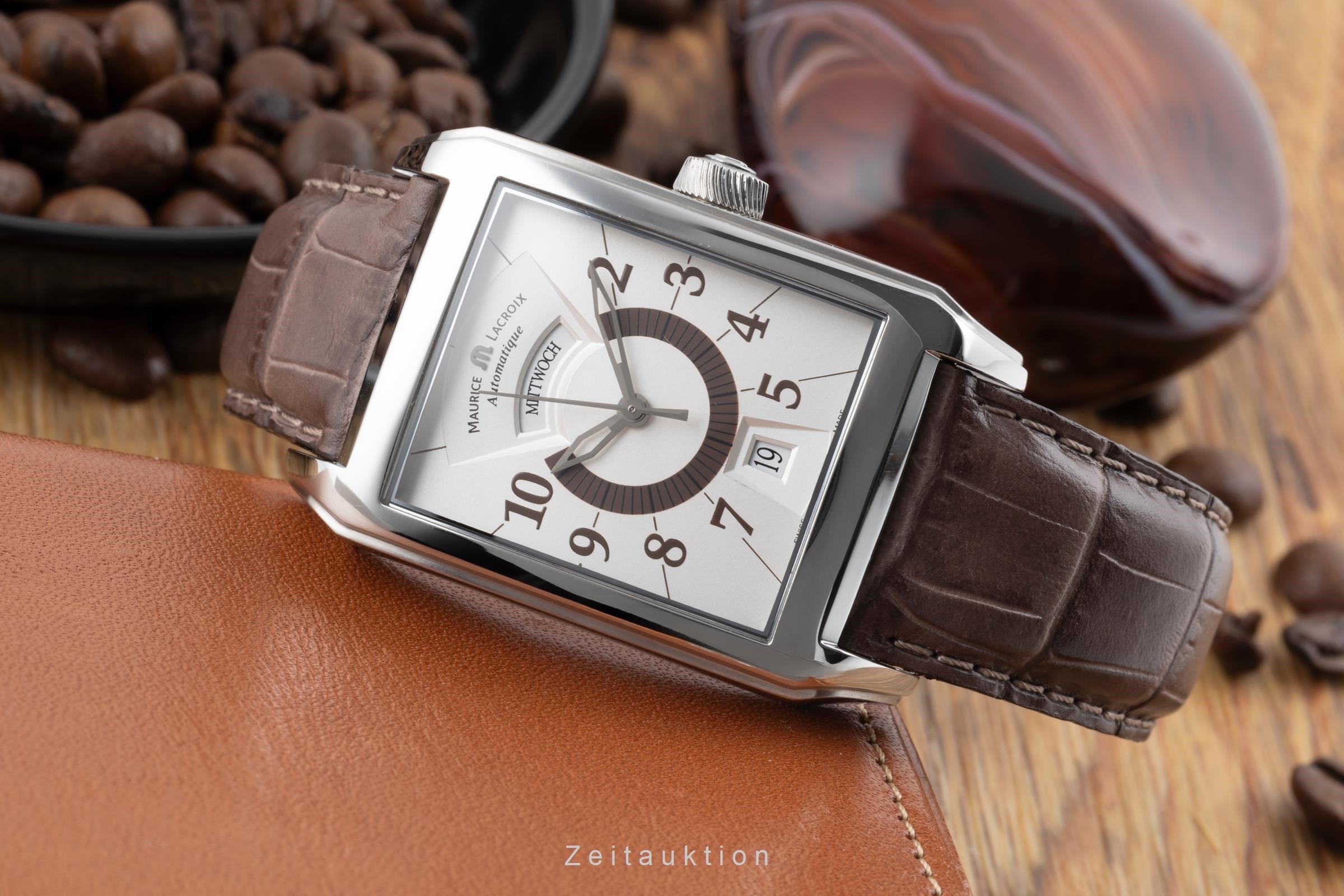 Maurice Lacroix Pontos acier automatique montre pour hommes PT6177-SS001-12G	 Limited  [2506774]