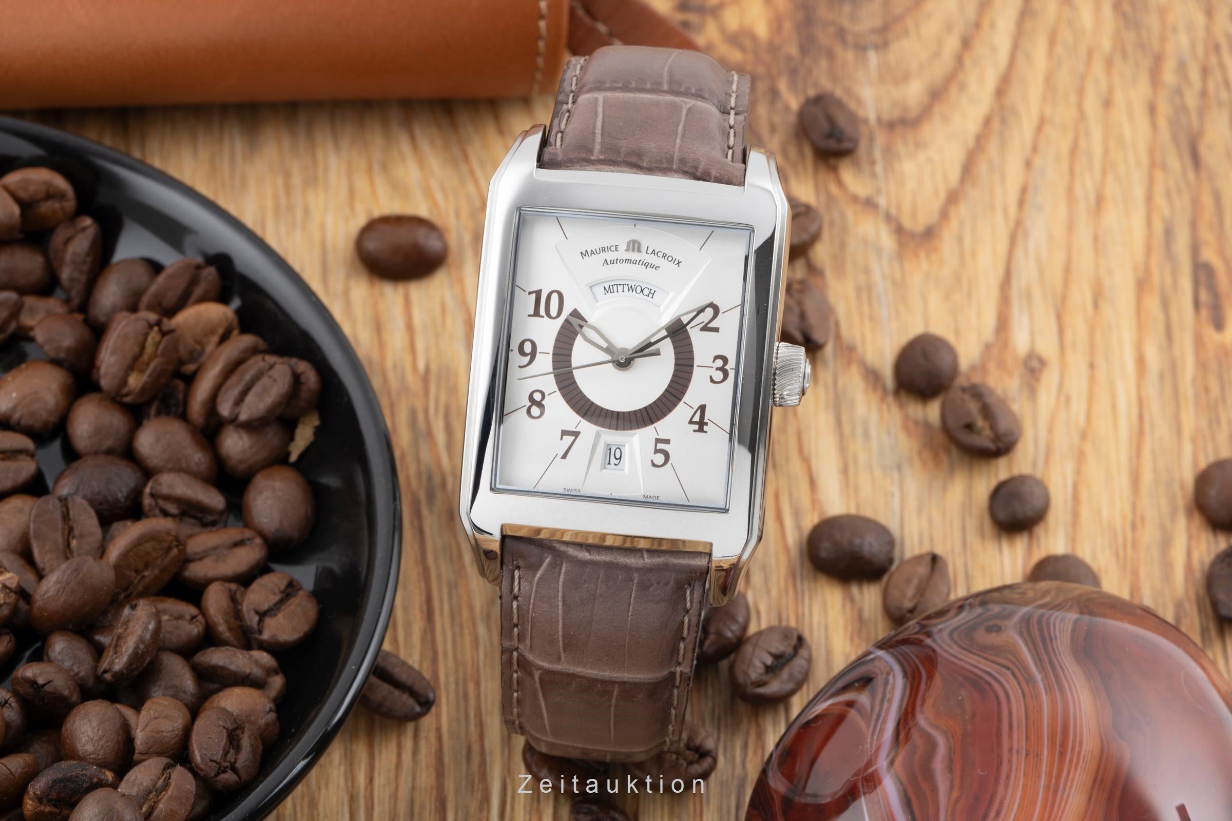 Maurice Lacroix Pontos acier automatique montre pour hommes PT6177-SS001-12G	 Limited  [2506774]