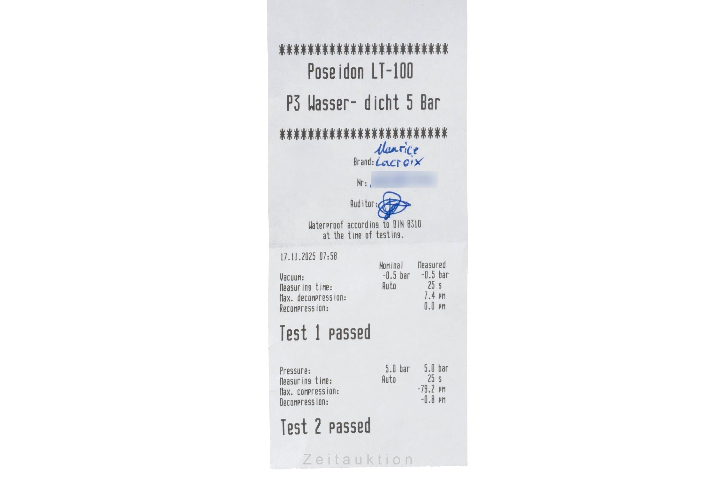 Maurice Lacroix Pontos acier automatique montre pour hommes PT6177-SS001-12G	 Limited  [2506774]