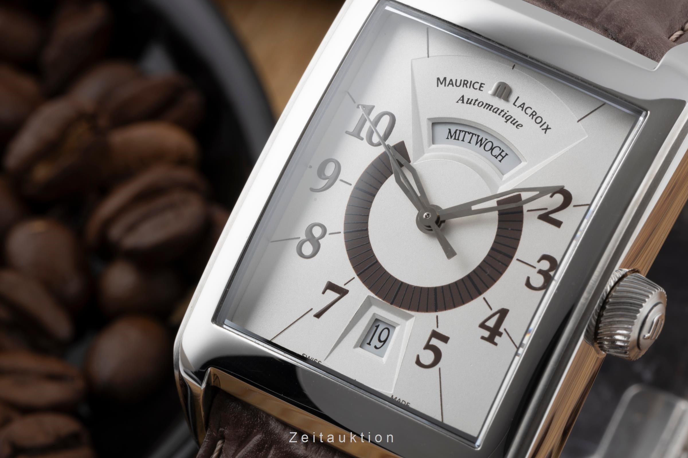 Maurice Lacroix Pontos acier automatique montre pour hommes PT6177-SS001-12G	 Limited  [2506774]