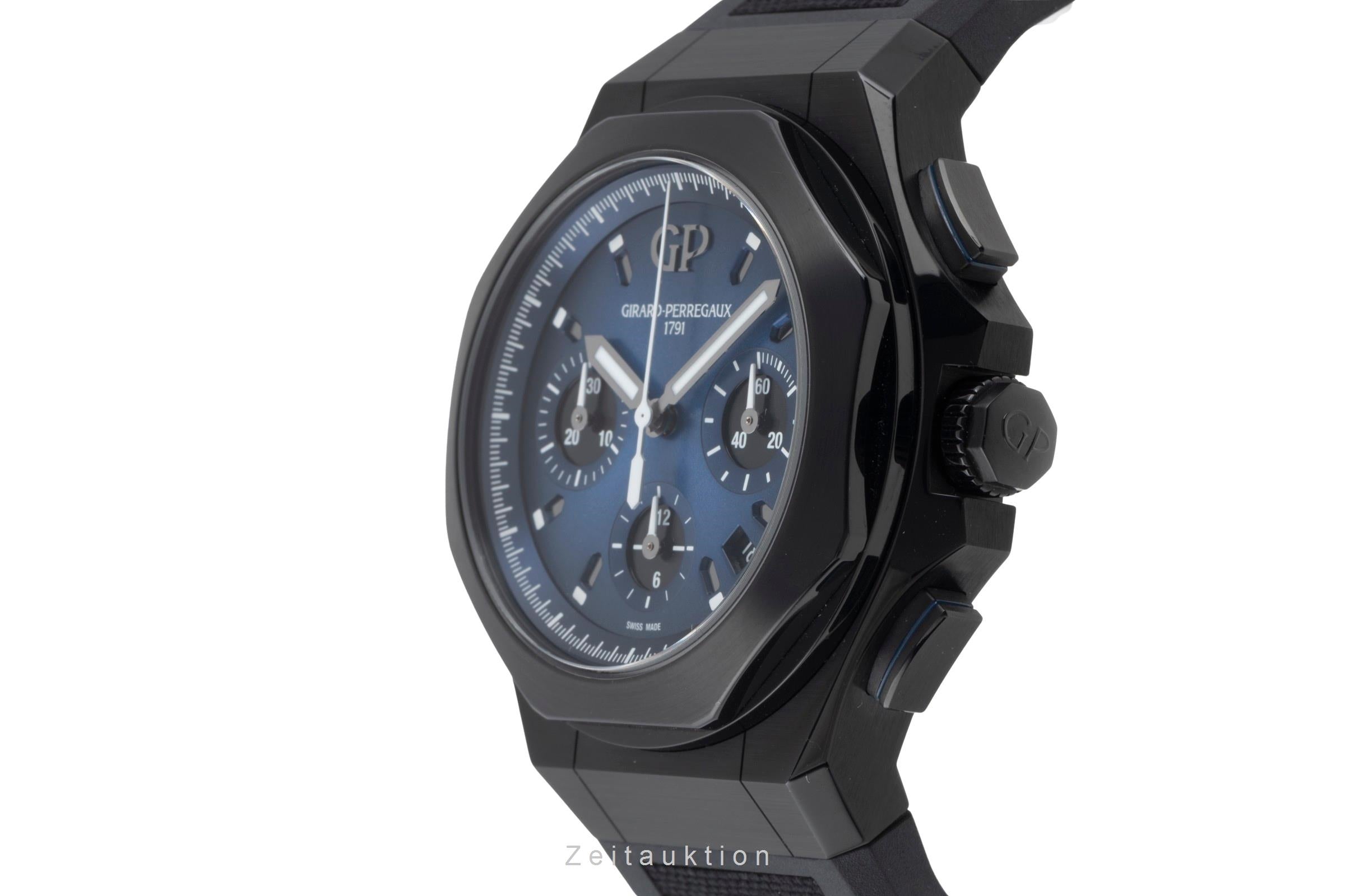 Girard Perregaux Laureato chronographe titane  automatique montre pour hommes 81060-21-491-FH6A LP: 17100EUR  [2506777]