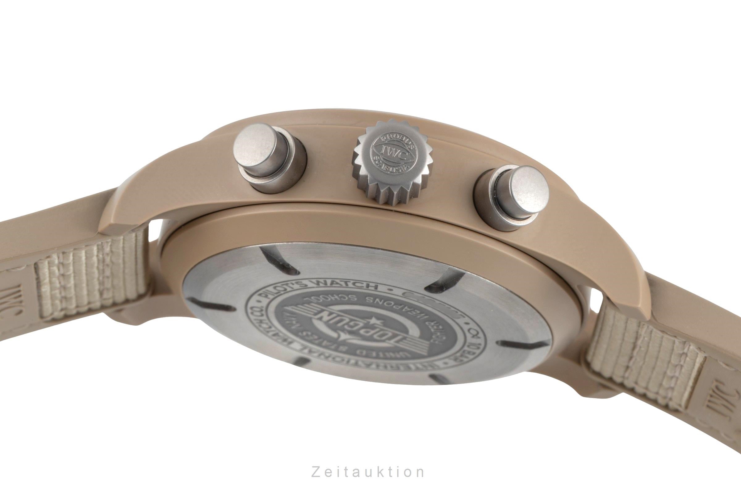 IWC Fliegerchronograph chronographe céramique / titane automatique montre pour hommes IW389402 LP: 12700EUR  [2506779]